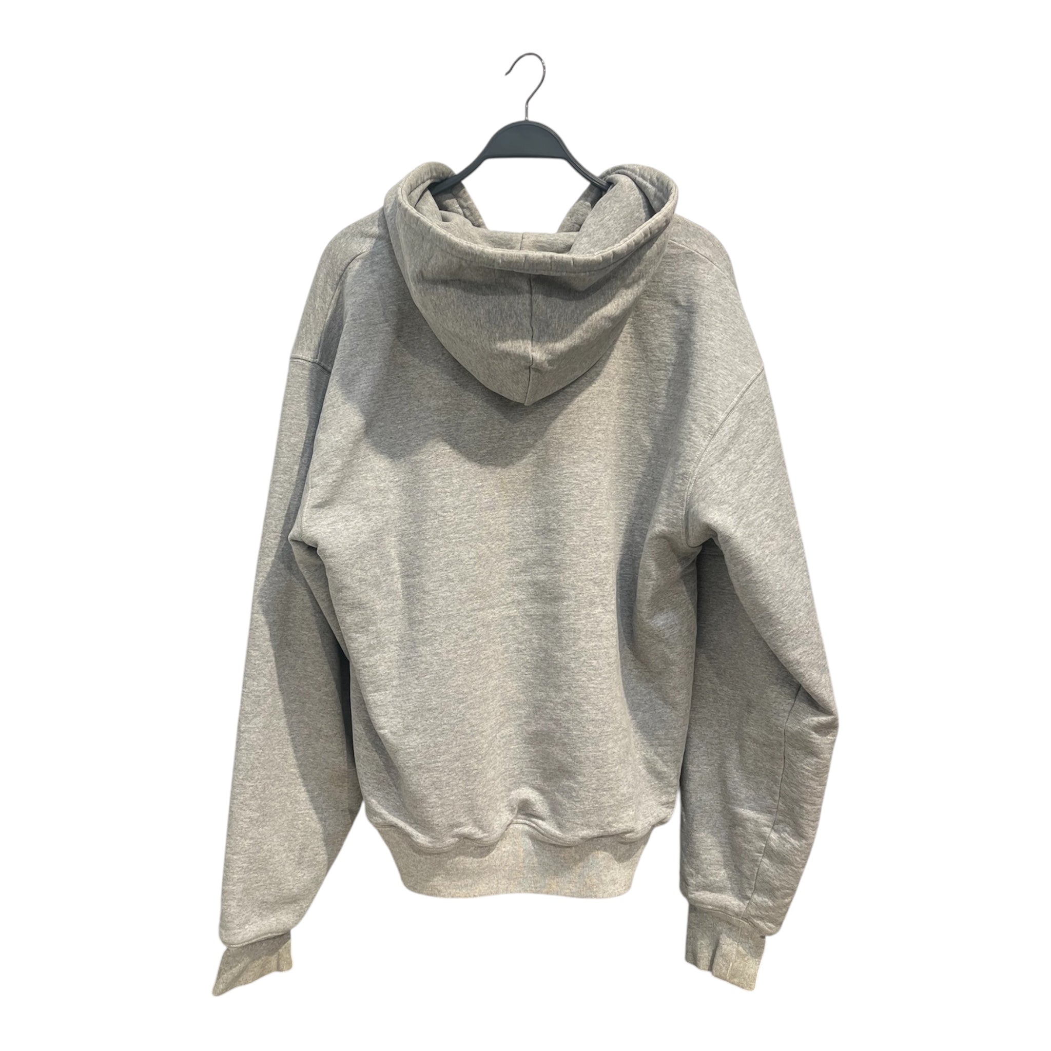 STUSSY/Zip Up Hoodie/XL/Cotton/GRY/DOUBLE FACE HEATHER PATCH LEFT view 2