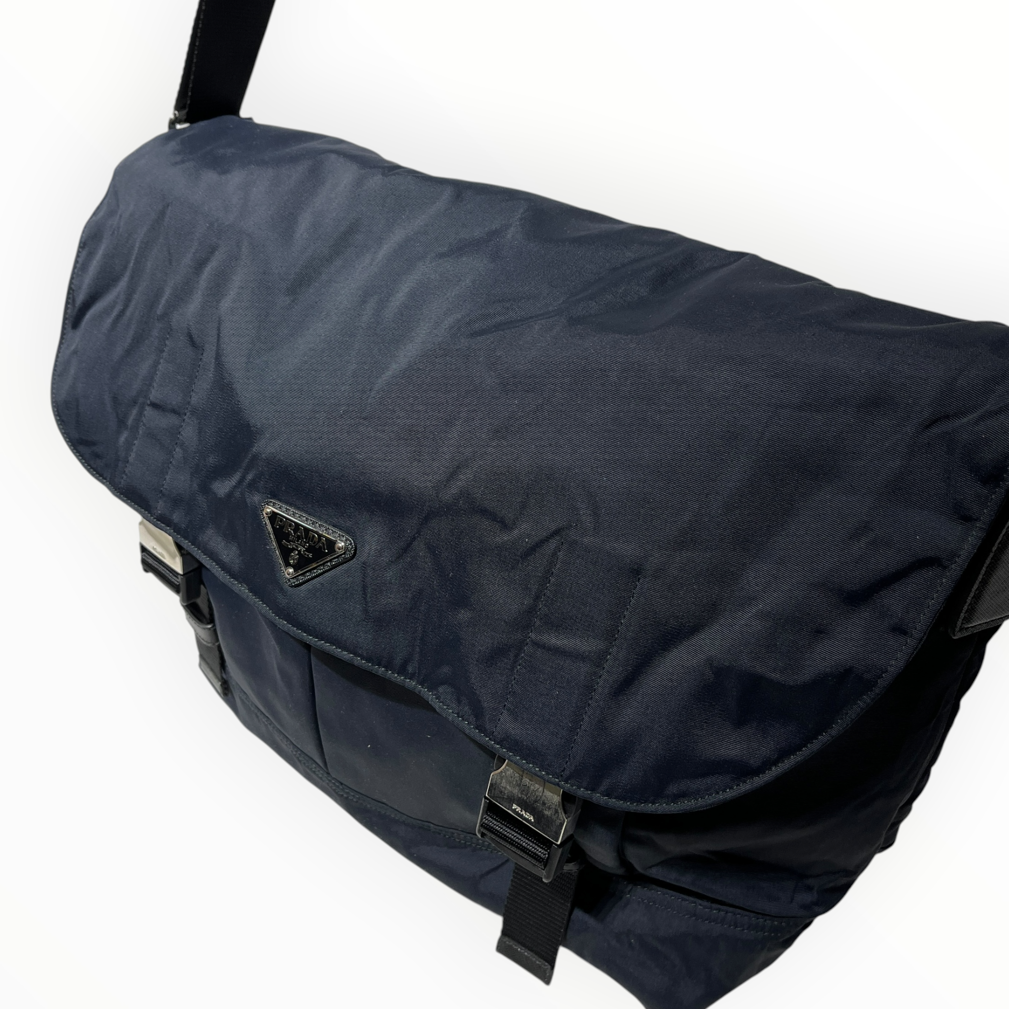 PRADA/Bag/Nylon/BLK/SLVR HARDWARE view 5