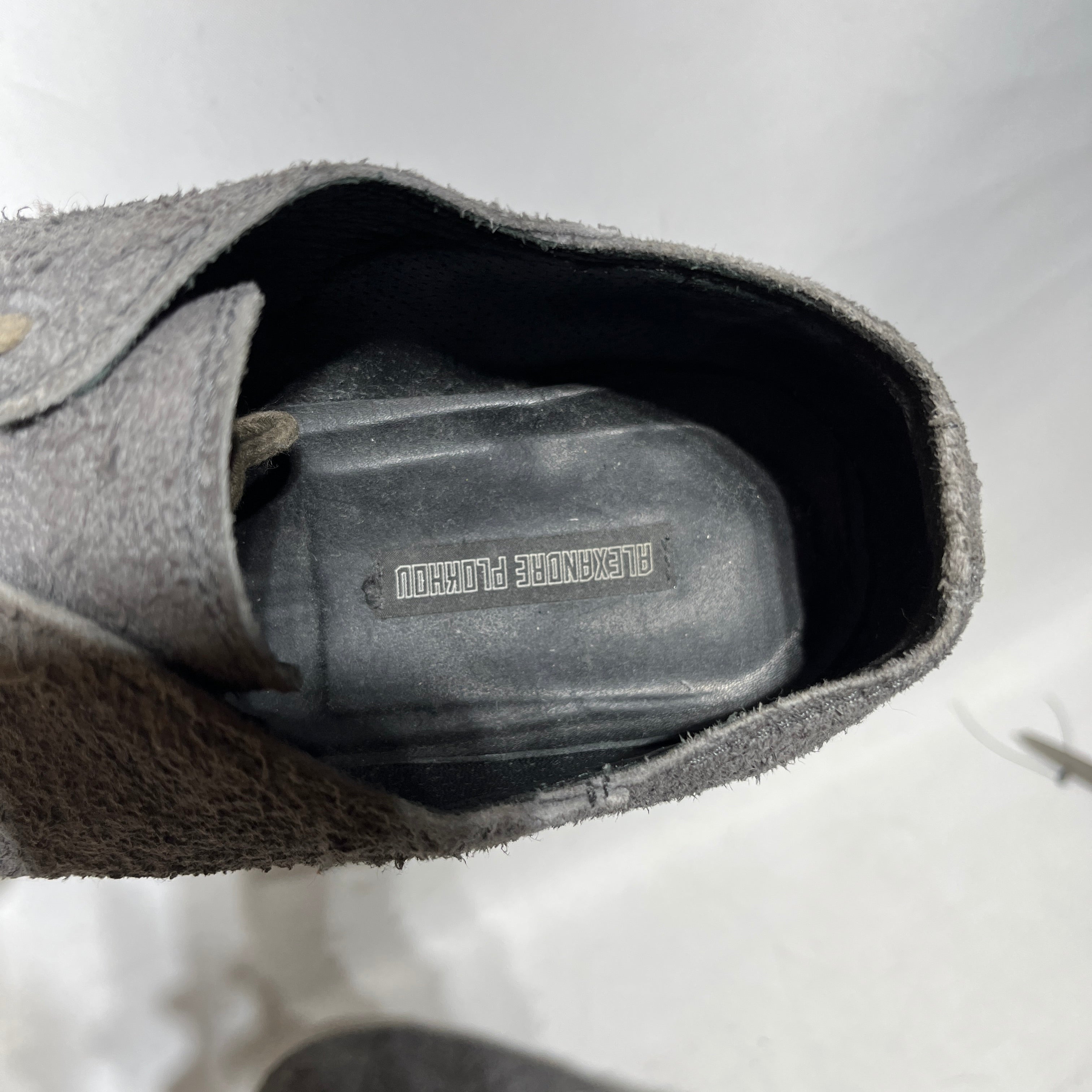 Alexandre Plokhou/Loafers/EU 45/Suede/GRY/WRAP DETAIL view 4