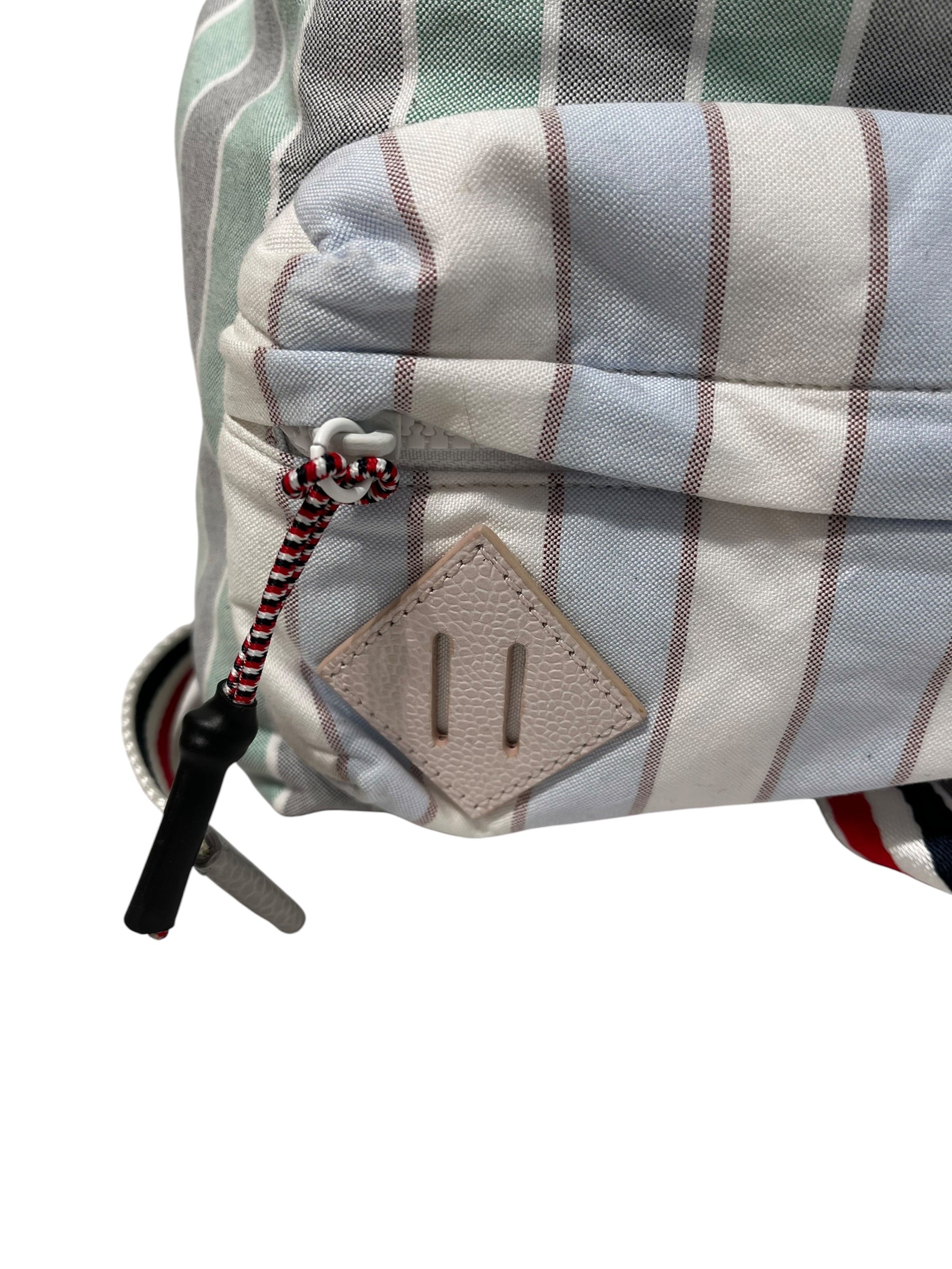 THOM BROWNE. NEW YORK/Backpack/Stripe/Cotton/GRN/SAMPLE BAG view 9
