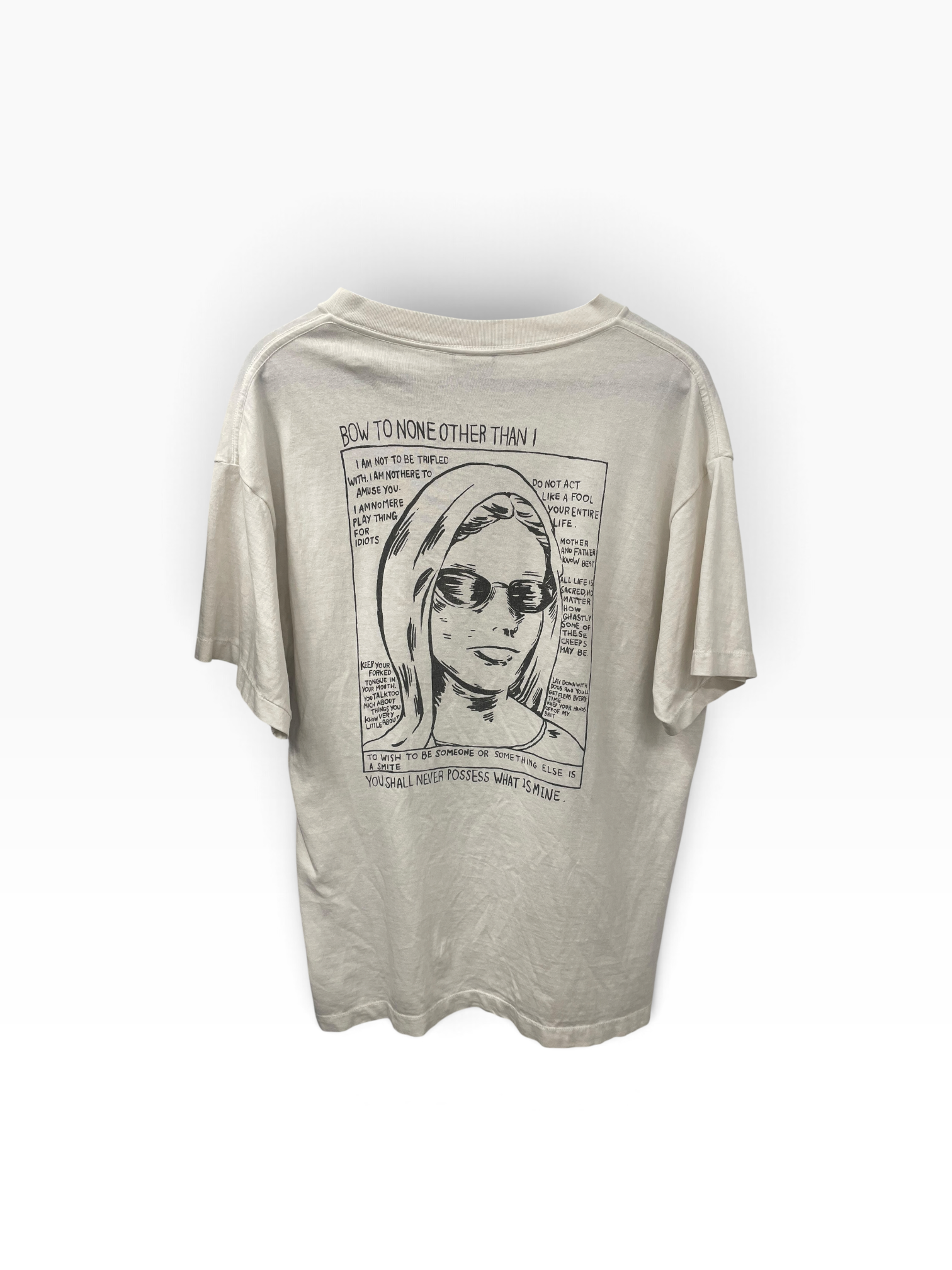 SAINT MICHAEL/T-Shirt/XXL/Cotton/WHT/All Over Print/ view 2