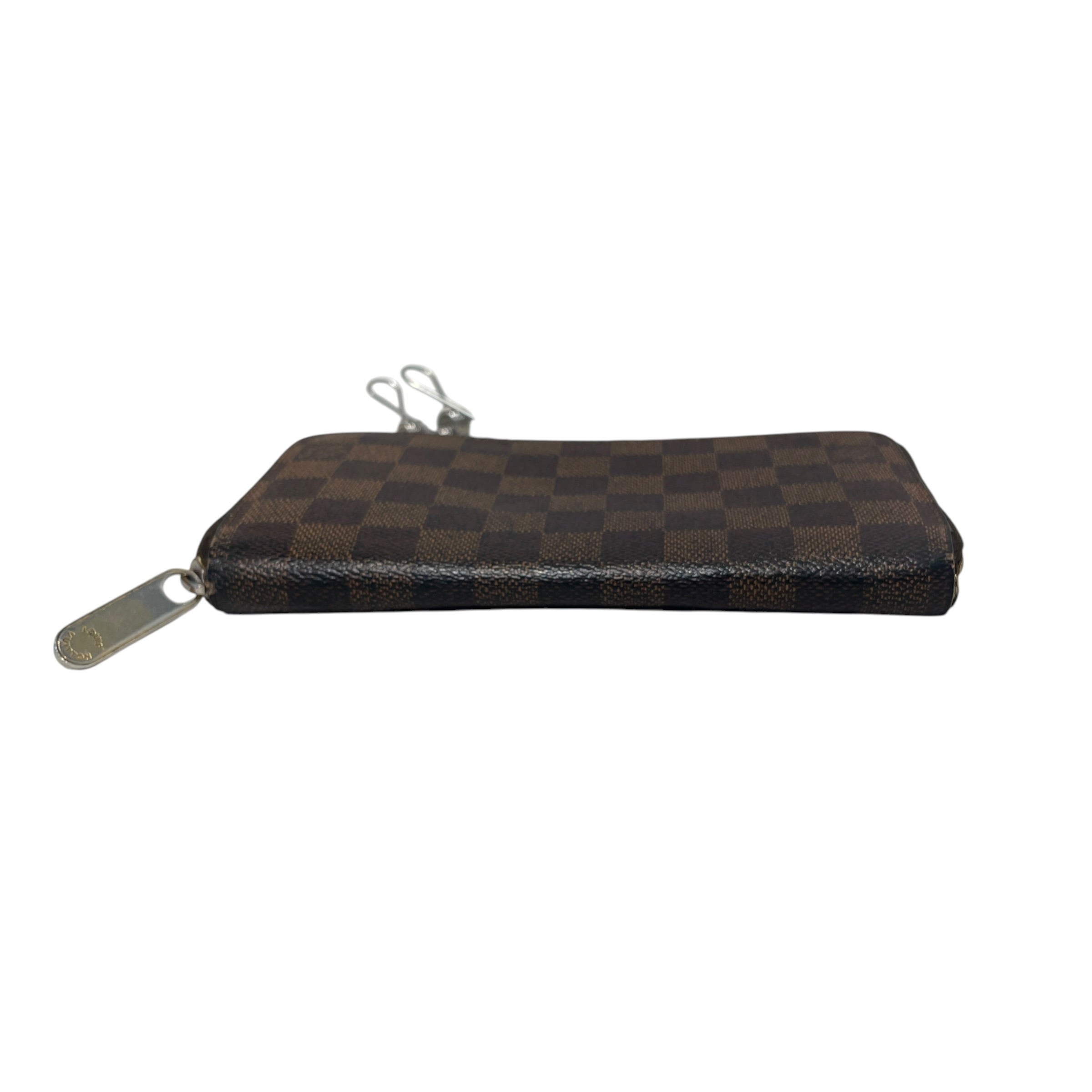 LOUIS VUITTON/Long Wallet/Monogram/Leather/BRW/L's/Damier Ebene Zippy view 4