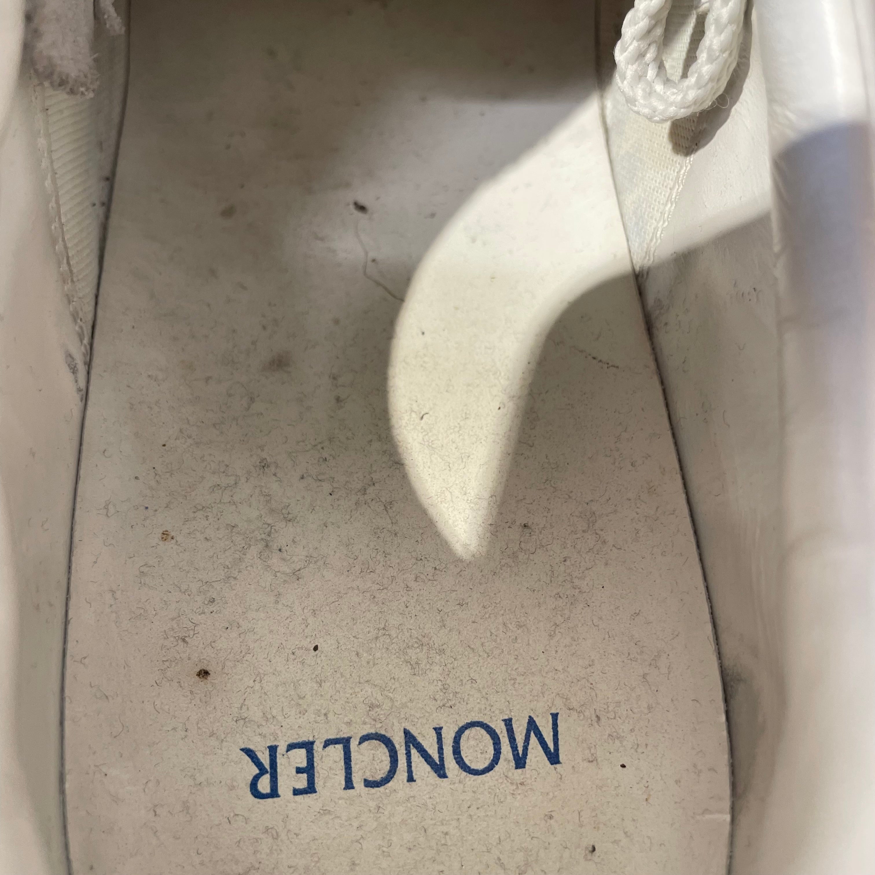 MONCLER/Low-Sneakers/EU 44/Leather/WHT/ view 3