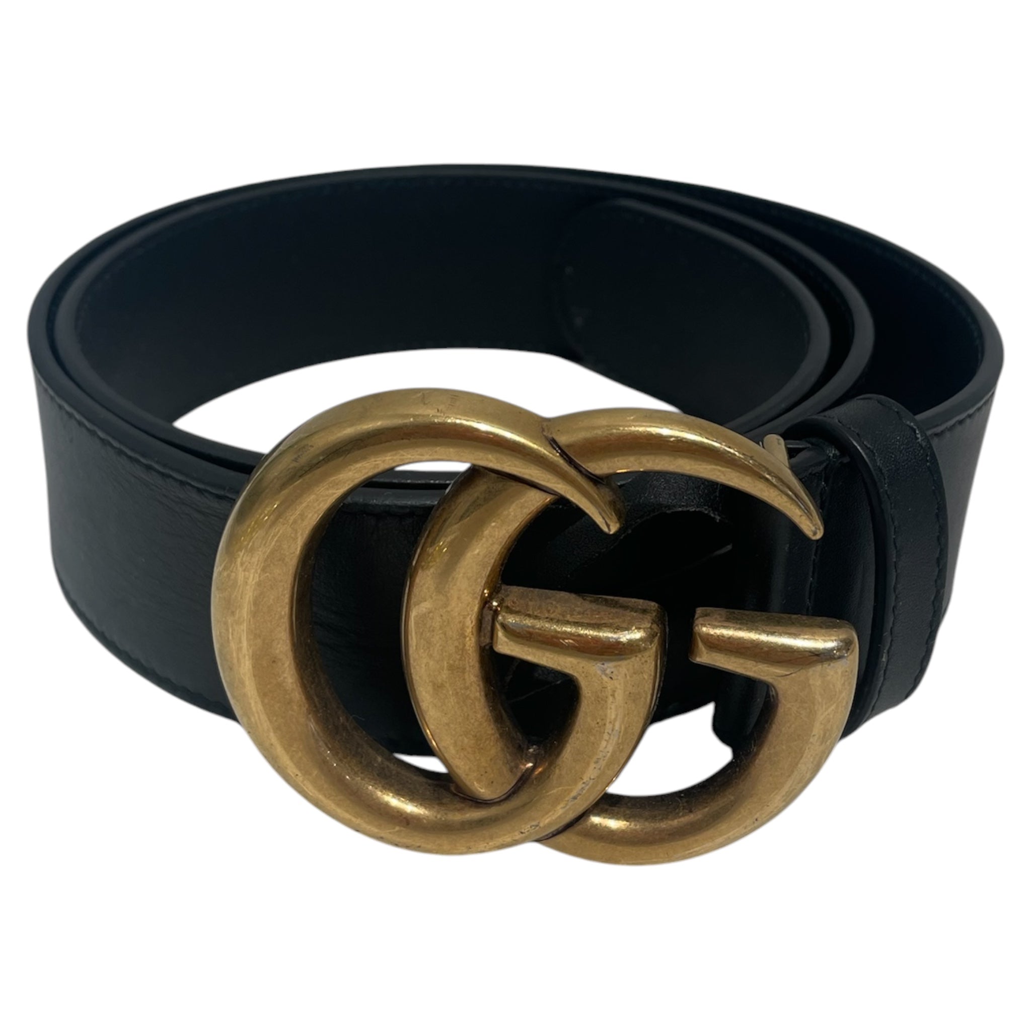 GUCCI/Belt/Leather/BLK/ view 1