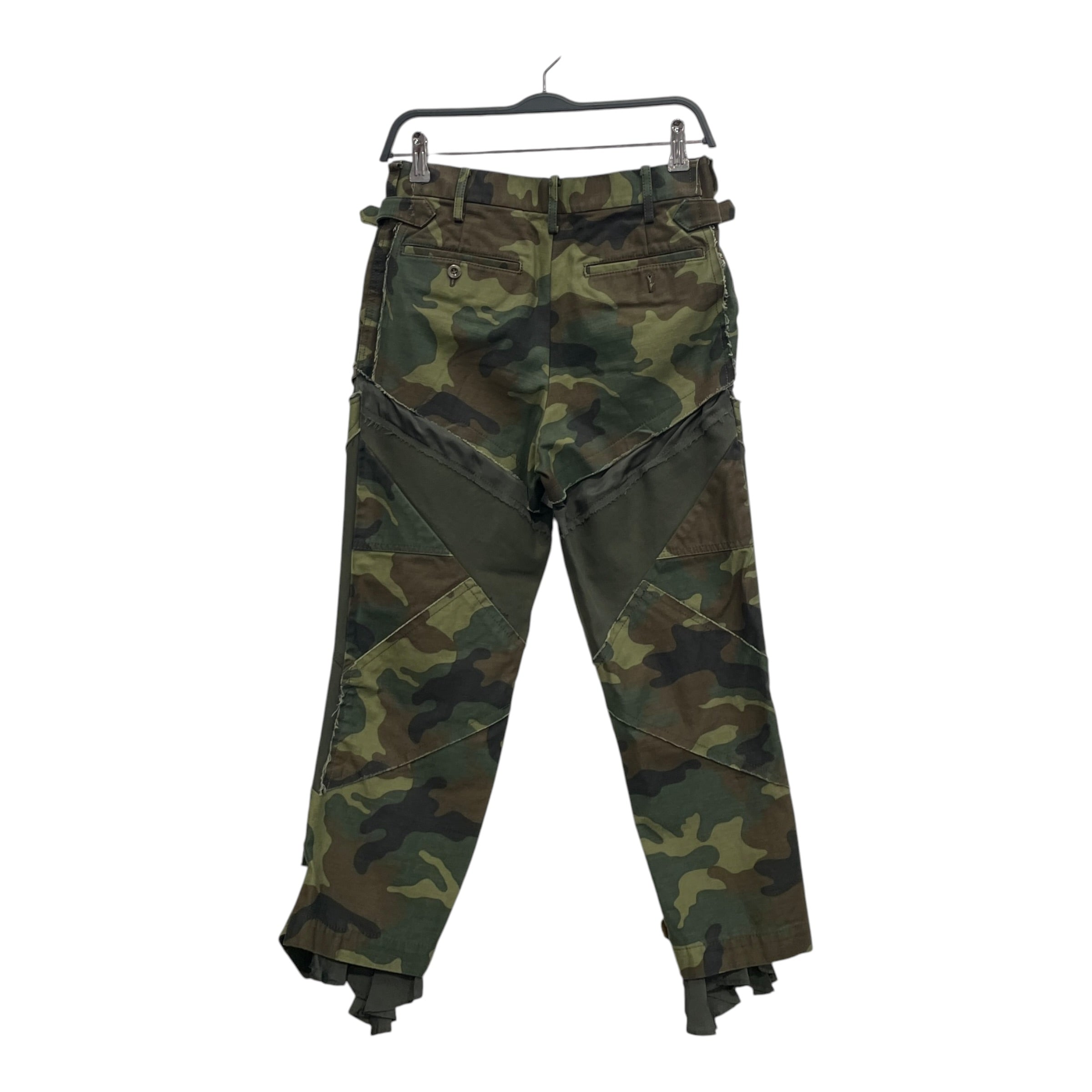 Sacai/Sarouel Pants/1/Camouflage/Cotton/GRN/Joggers/patchwork cutouts 18-03791 view 2