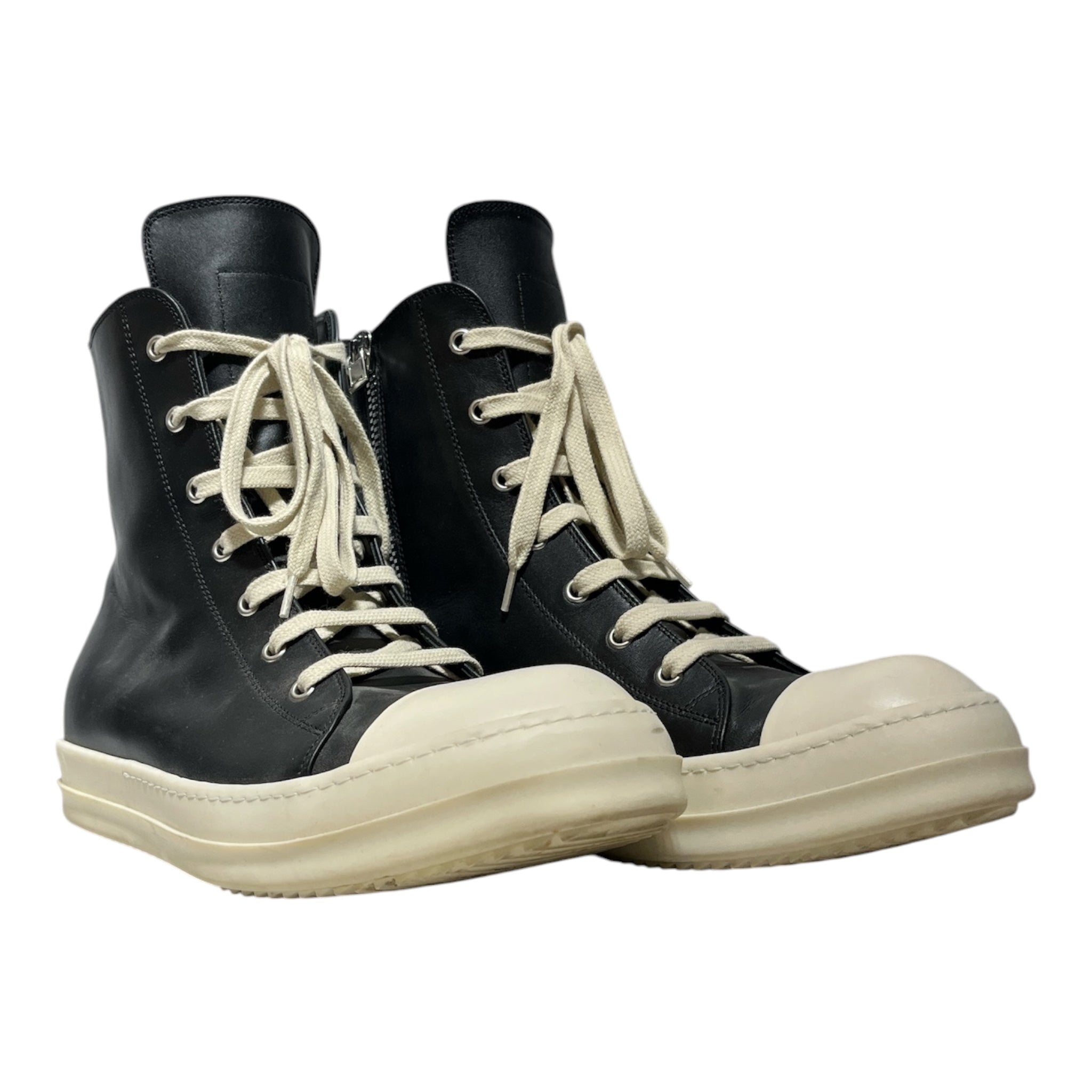 Rick Owens/Hi-Sneakers/US 11/Leather/BLK/Ramones Hi view 1