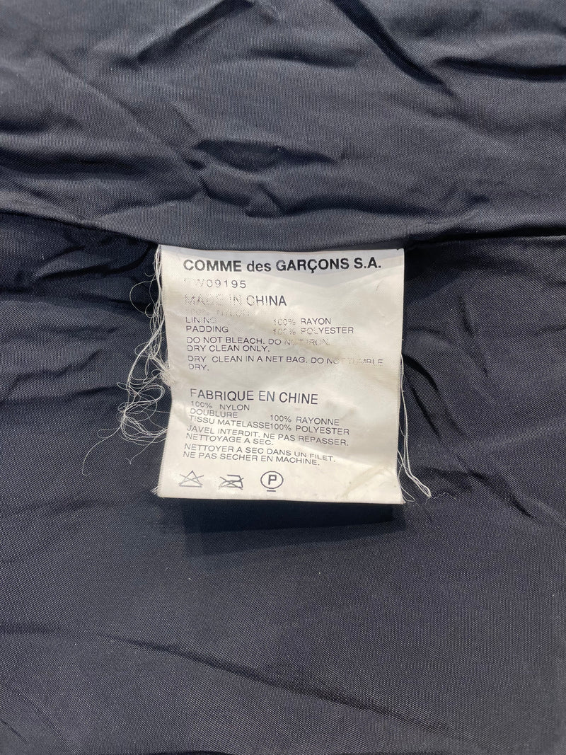 COMME des GARCONS SHIRT/Duffle Coat/S/Black/Nylon/