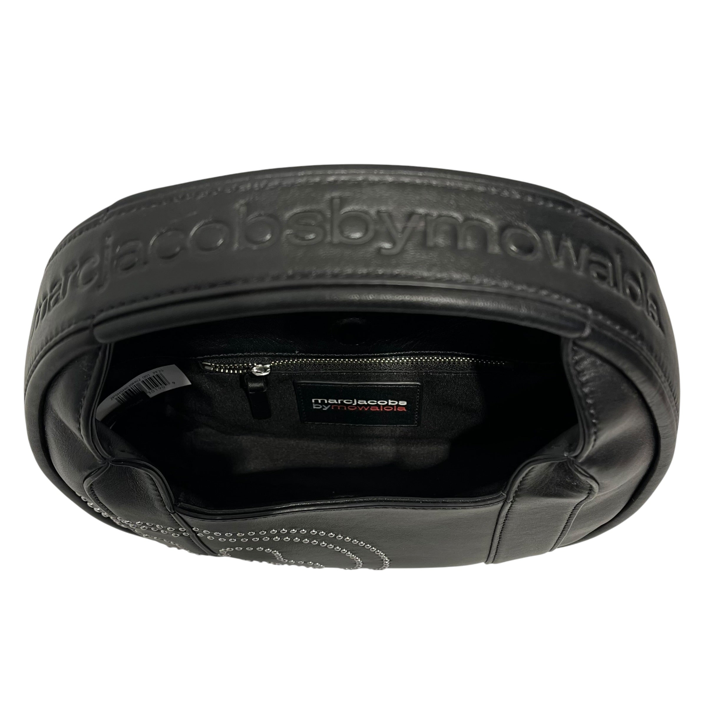 MARC BY MARC JACOBS/MOWALOLA/Hand Bag/Leather/BLK/STUDDED M view 4
