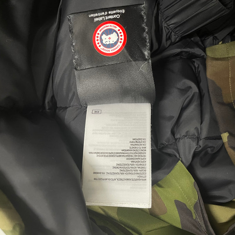 CANADA GOOSE/Puffer Jkt/XL/Nylon/GRN/Camouflage/BIG PUFF/FUR NECK/10T-02738117