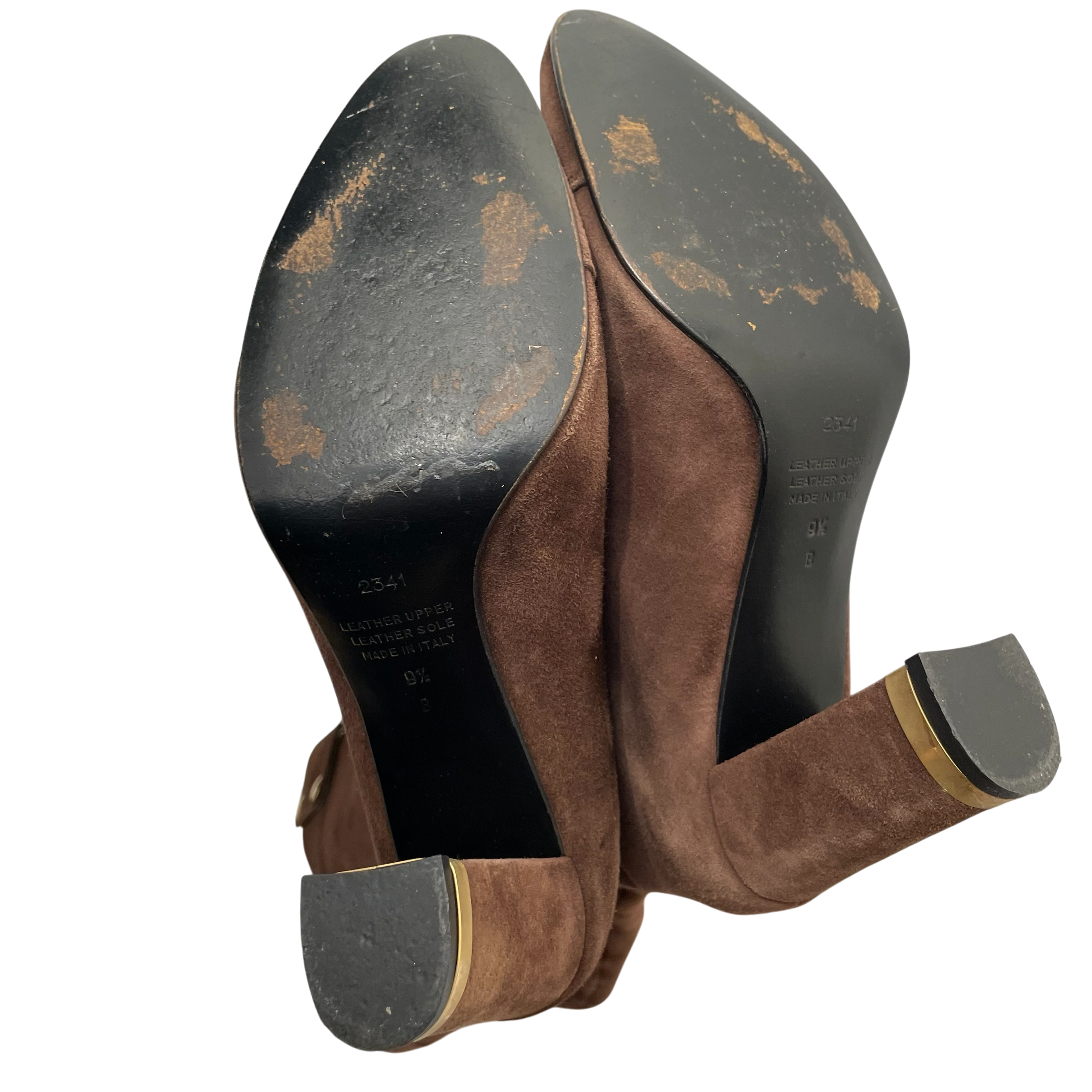 BELLOFATTO/Long Boots/US 9.5/Suede/BRW/ view 4