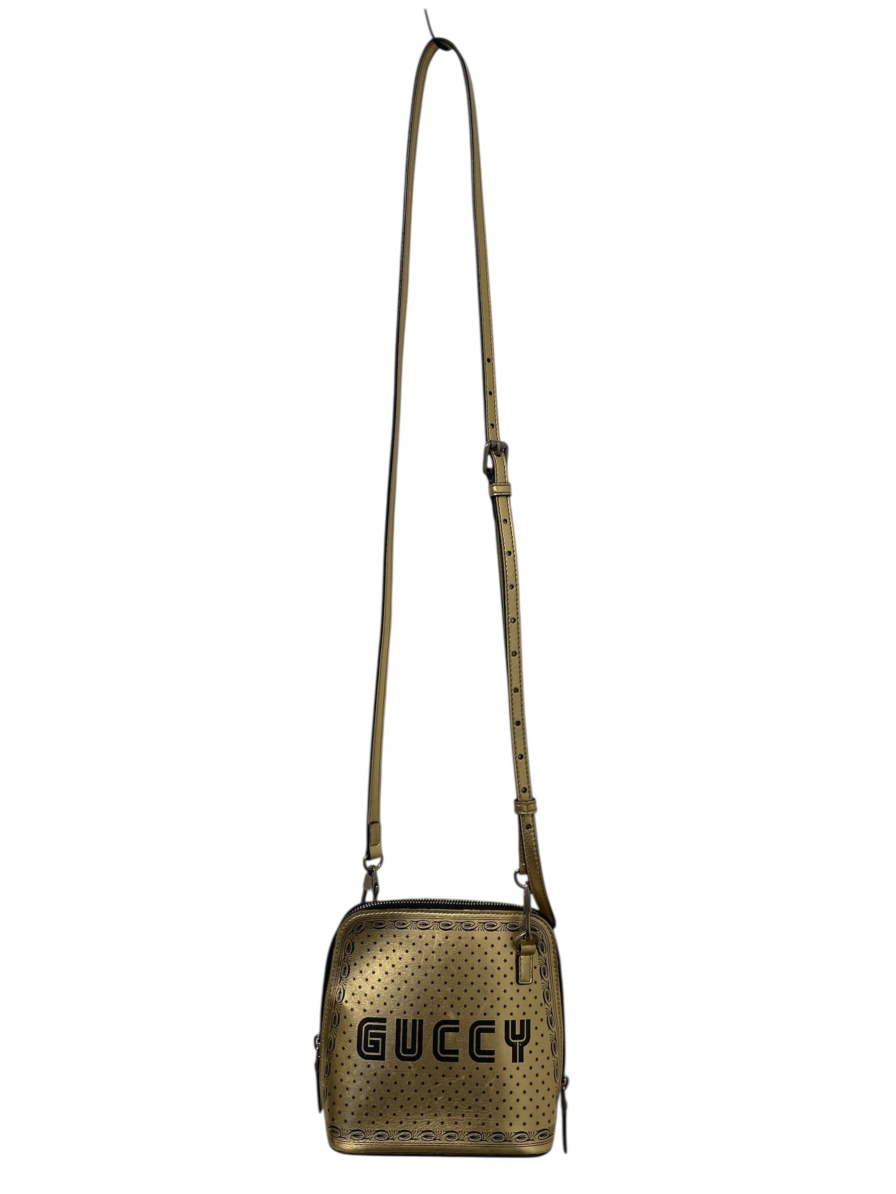 GUCCI/Cross Body Bag/All Over Print/Leather/GLD/GUCCY 511189 467891 view 1