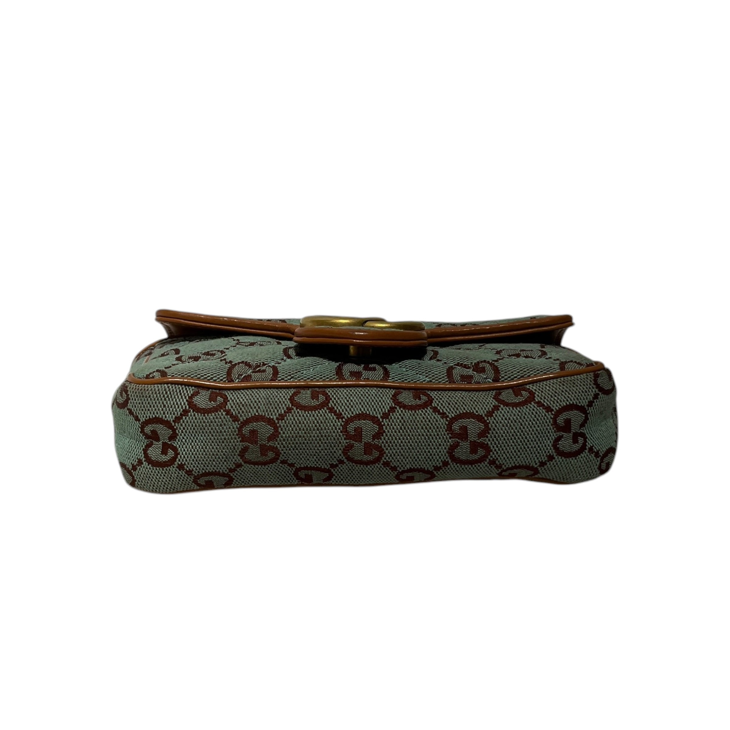GUCCI/Bag/Monogram/Cotton/BLU/Marmont Super Mini Denim view 3