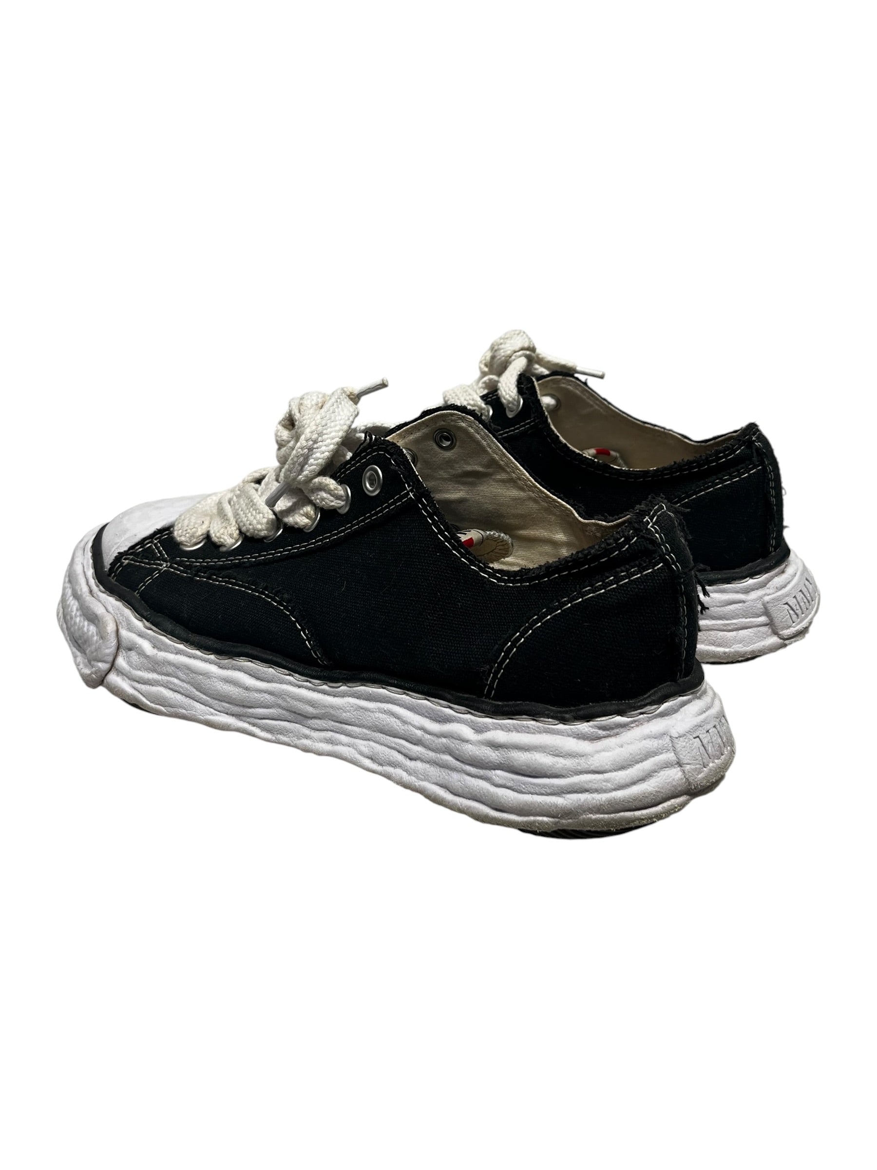 MIHARA YASUHIRO/Low-Sneakers/EU 43/Cotton/BLK/Hank OG view 2