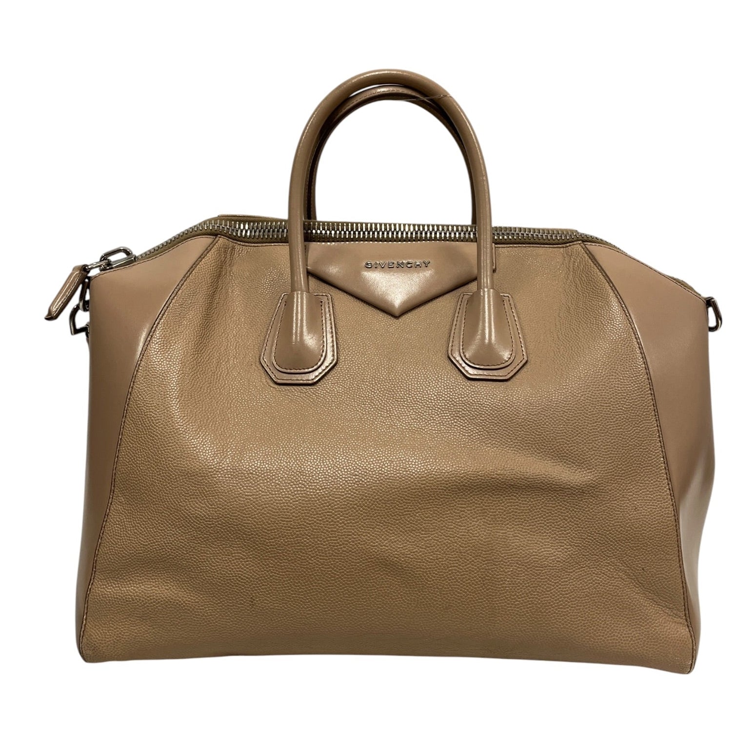 GIVENCHY/Hand Bag/Leather/BEG/Large Antigona Glazed Bag view 1