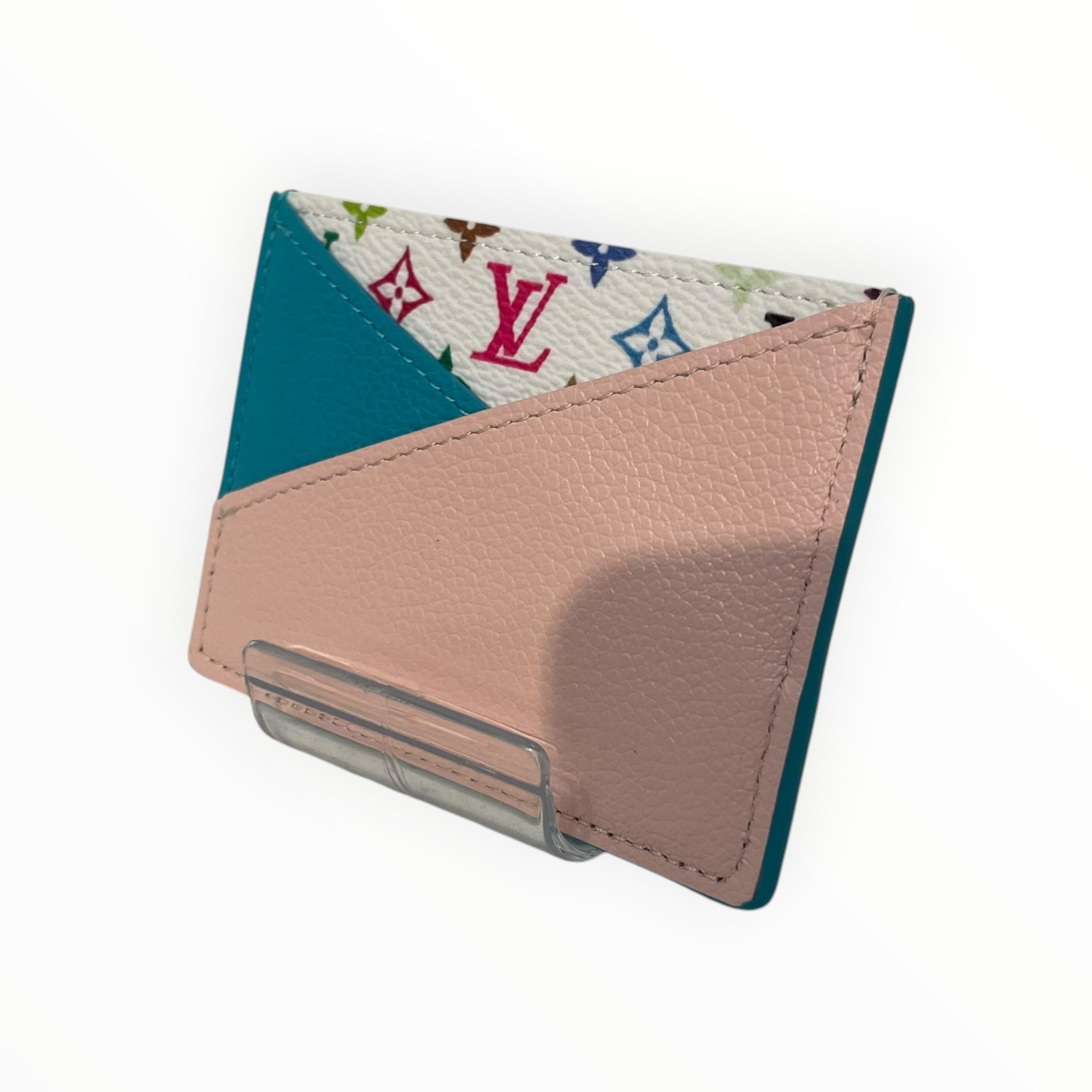 LOUIS VUITTON/Wallet/Monogram/Leather/BLU/M's/ view 2