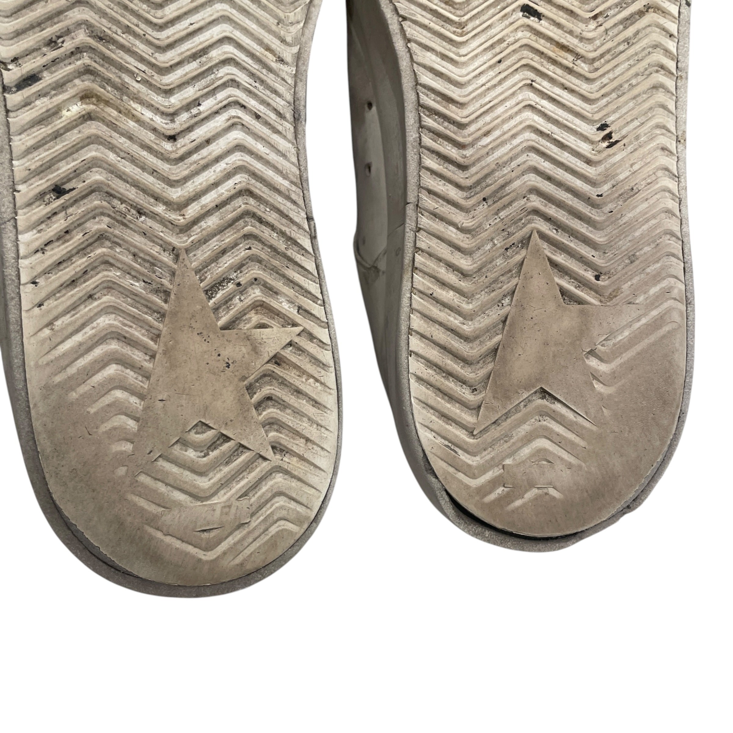 GOLDEN GOOSE/Low-Sneakers/US 10/Leather/WHT/PEARL HARDWEAR ON LEFT view 7