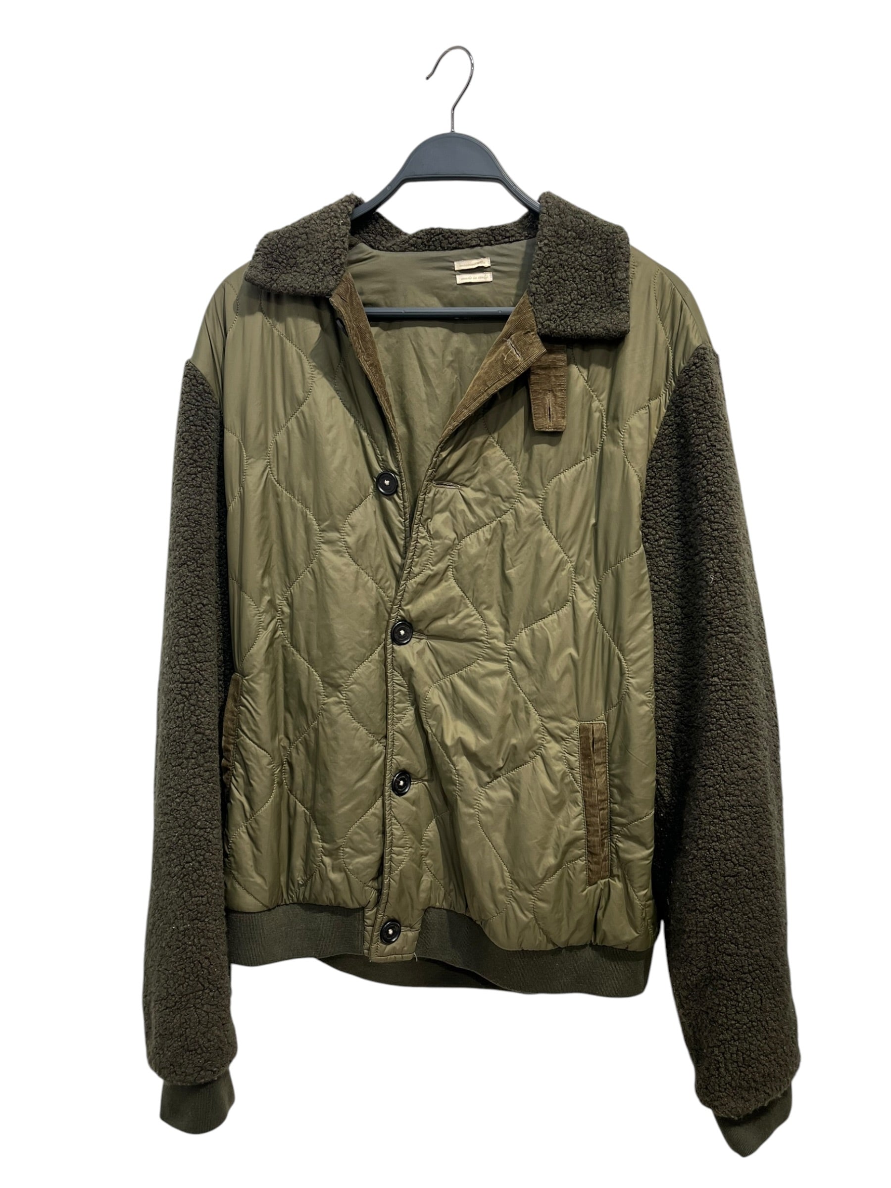 massimo alba/Jacket/L/Polyester/GRN/MILITARY INSP CUT&SEW-FLEECE view 1