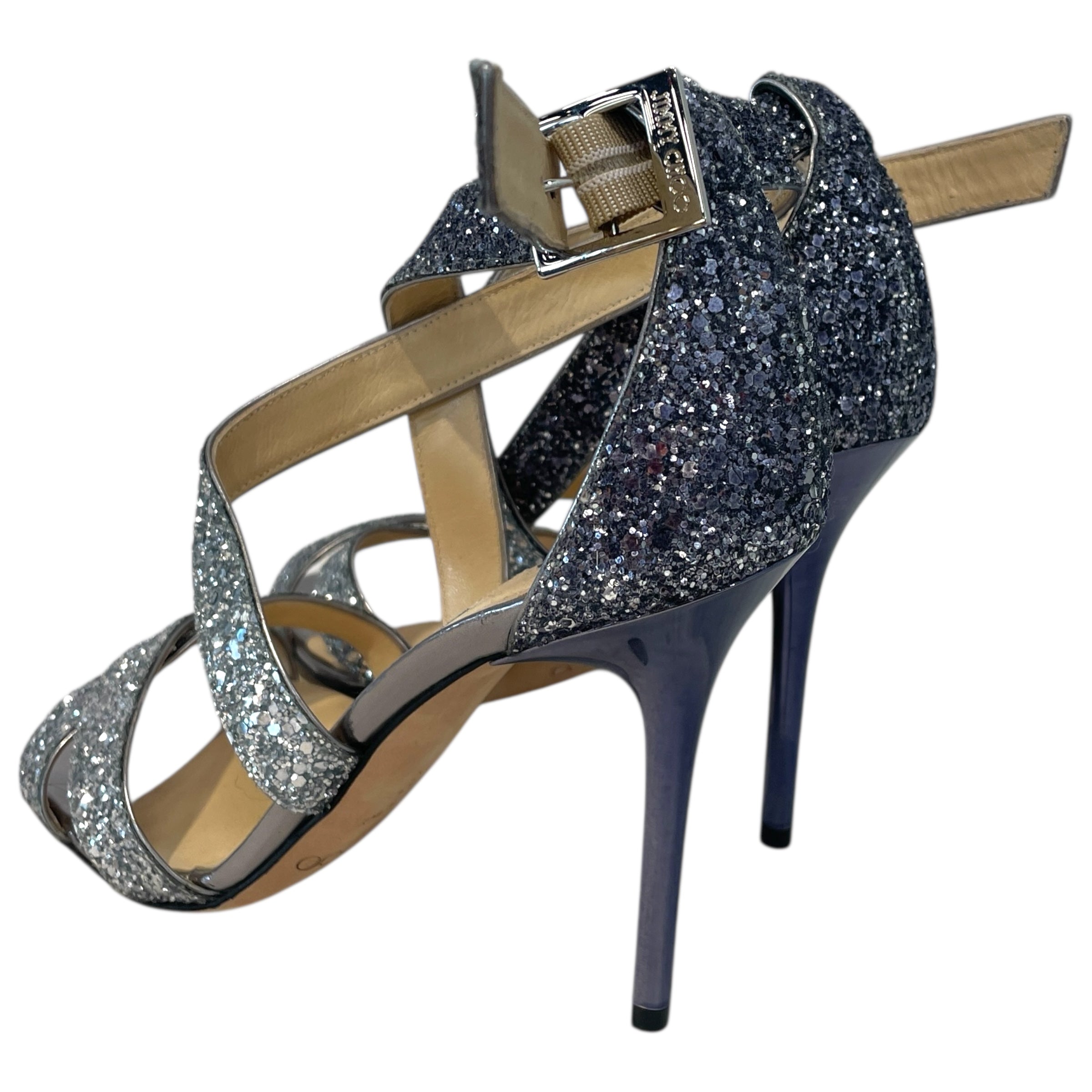 JIMMY CHOO/Heels/EU 37/SLV/Emily 85 view 2