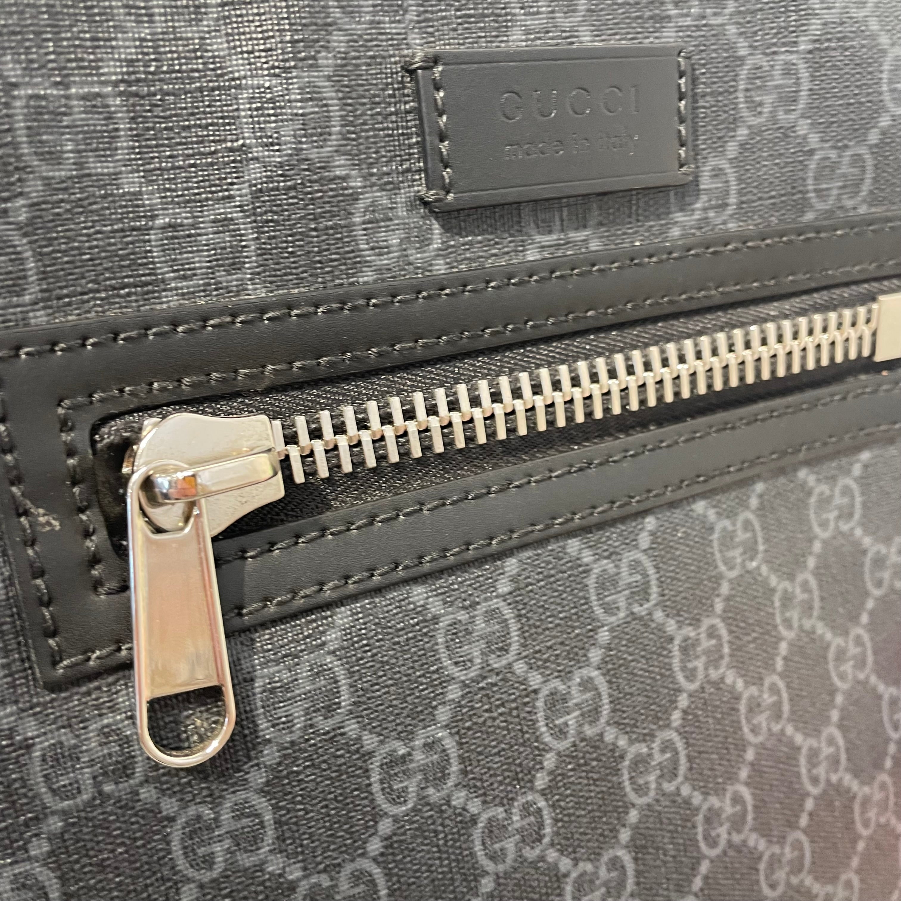 GUCCI/Cross Body Bag/Monogram/Leather/BLK/523599 498879 view 7