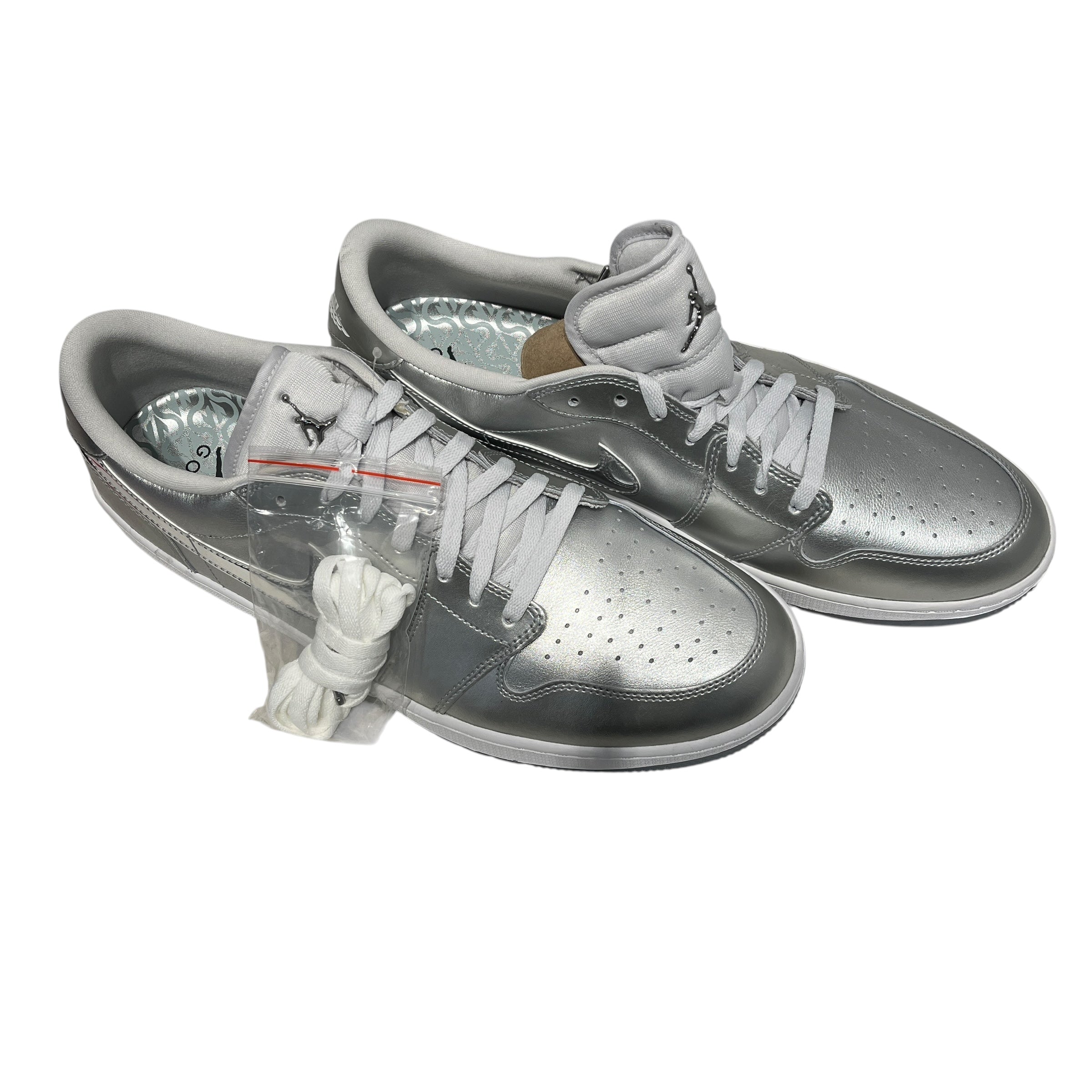 NIKE/Low-Sneakers/US 15/Leather/SLV/JORDAN 1 LOW GOLF GIFT GIVING view 4
