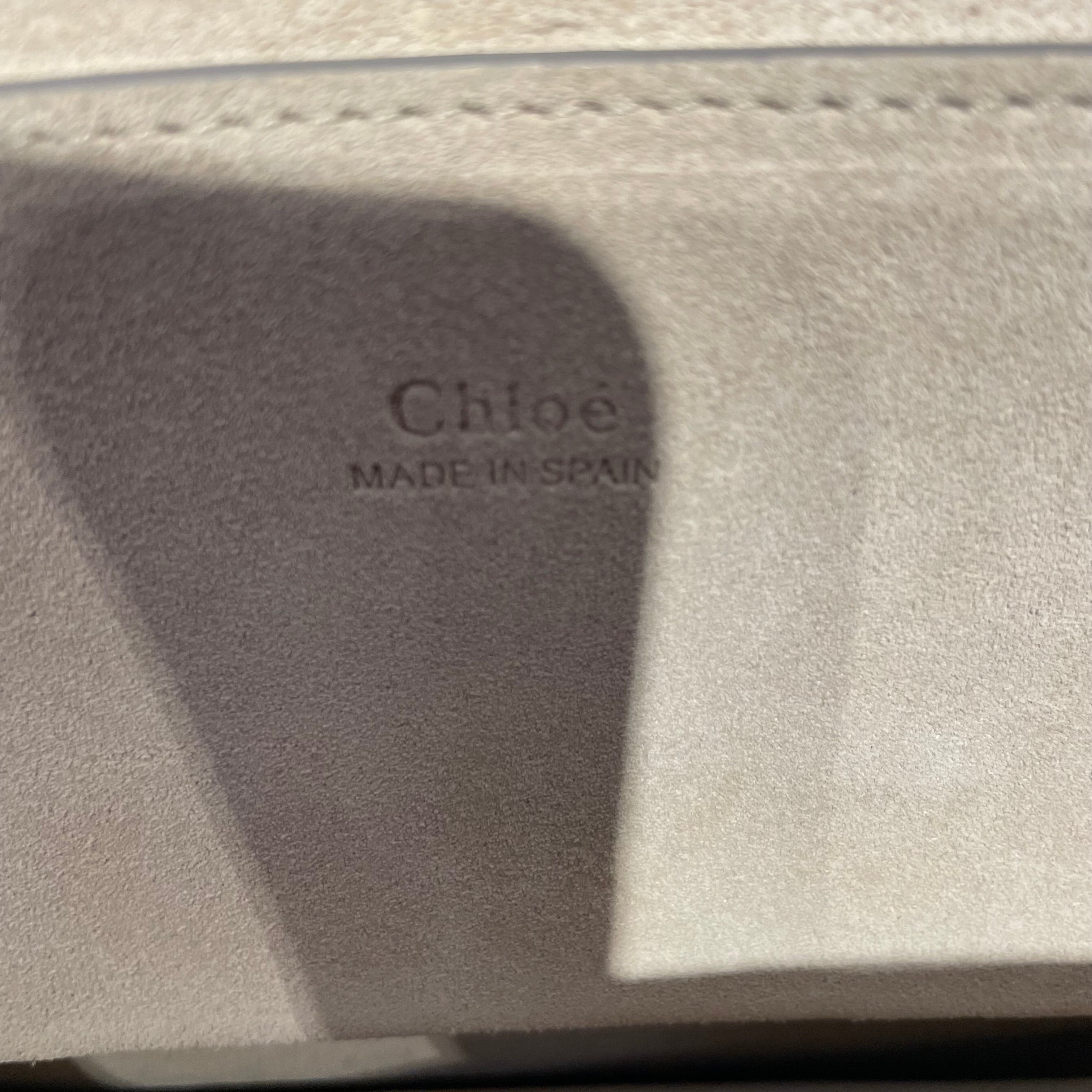 Chloe/Hand Bag/Suede/GRY/SMall Suede Shoulder Bag view 6