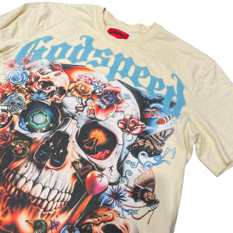 GODSPEED/T-Shirt/L/Cotton/IVR/Graphic/ETERNAL DREAM TEE