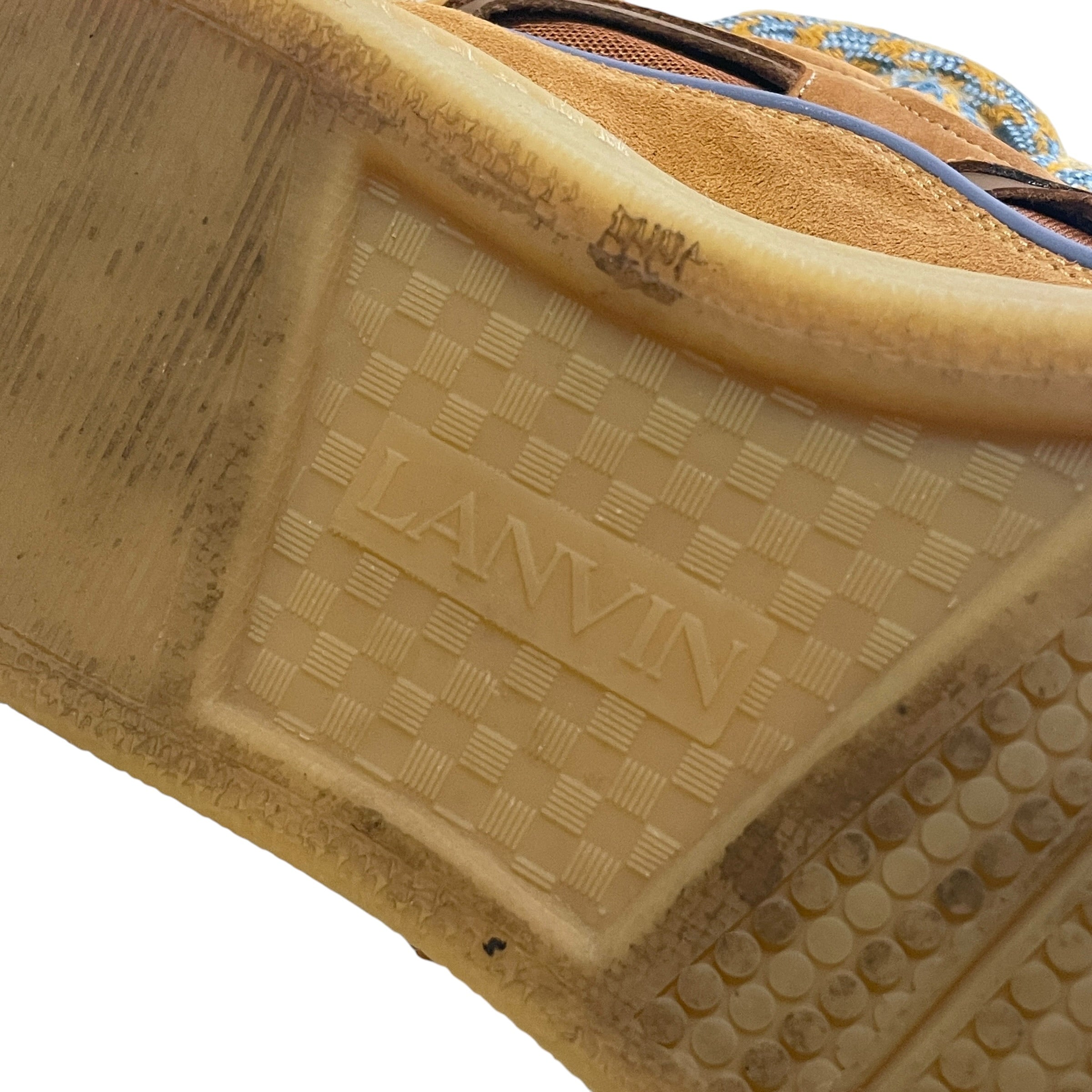 LANVIN/Low-Sneakers/US 9/Leather/CML/jumbo cord  lace view 7
