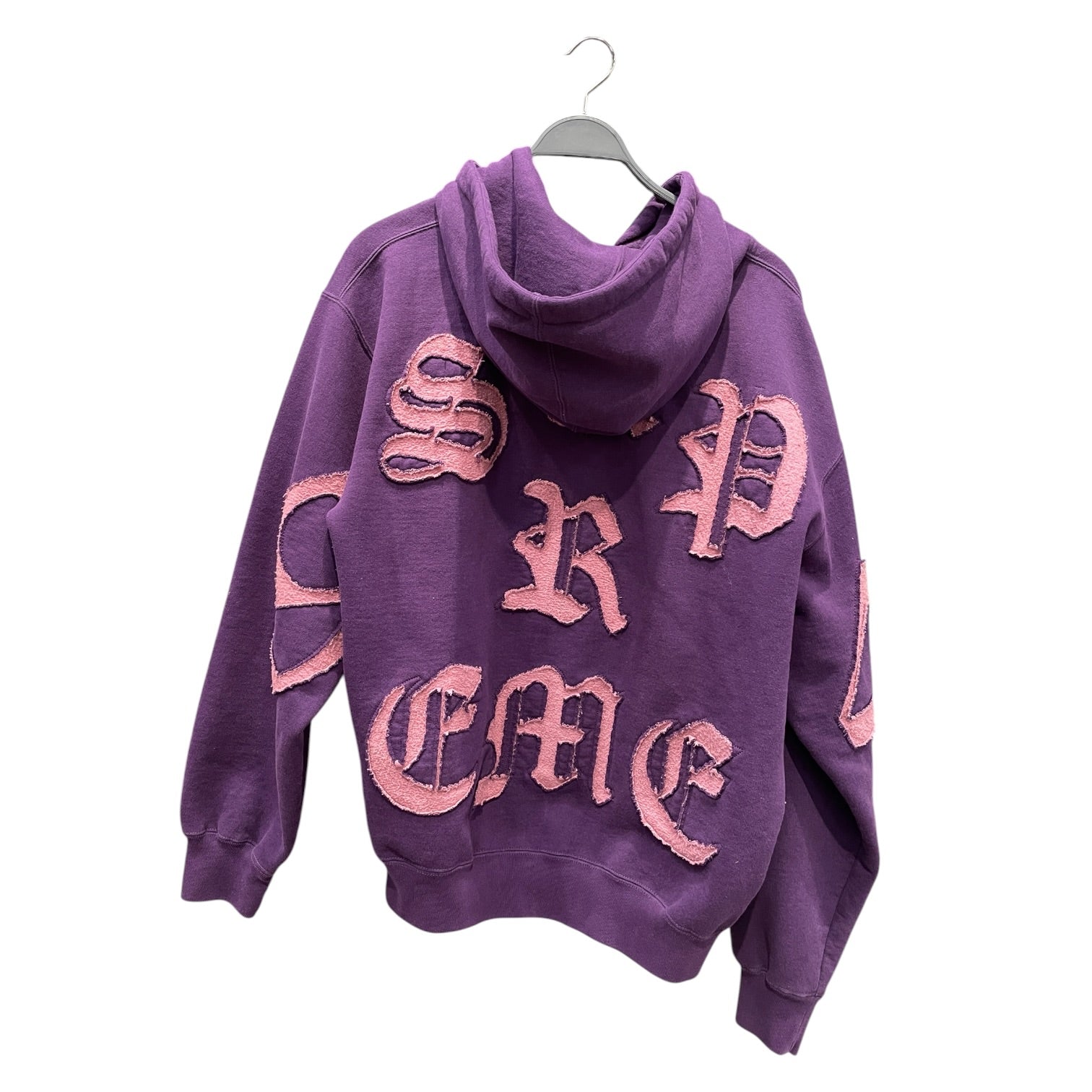 Supreme/Hoodie/L/Cotton/PPL/Cut Out Purple Zip Up Hoodie view 2