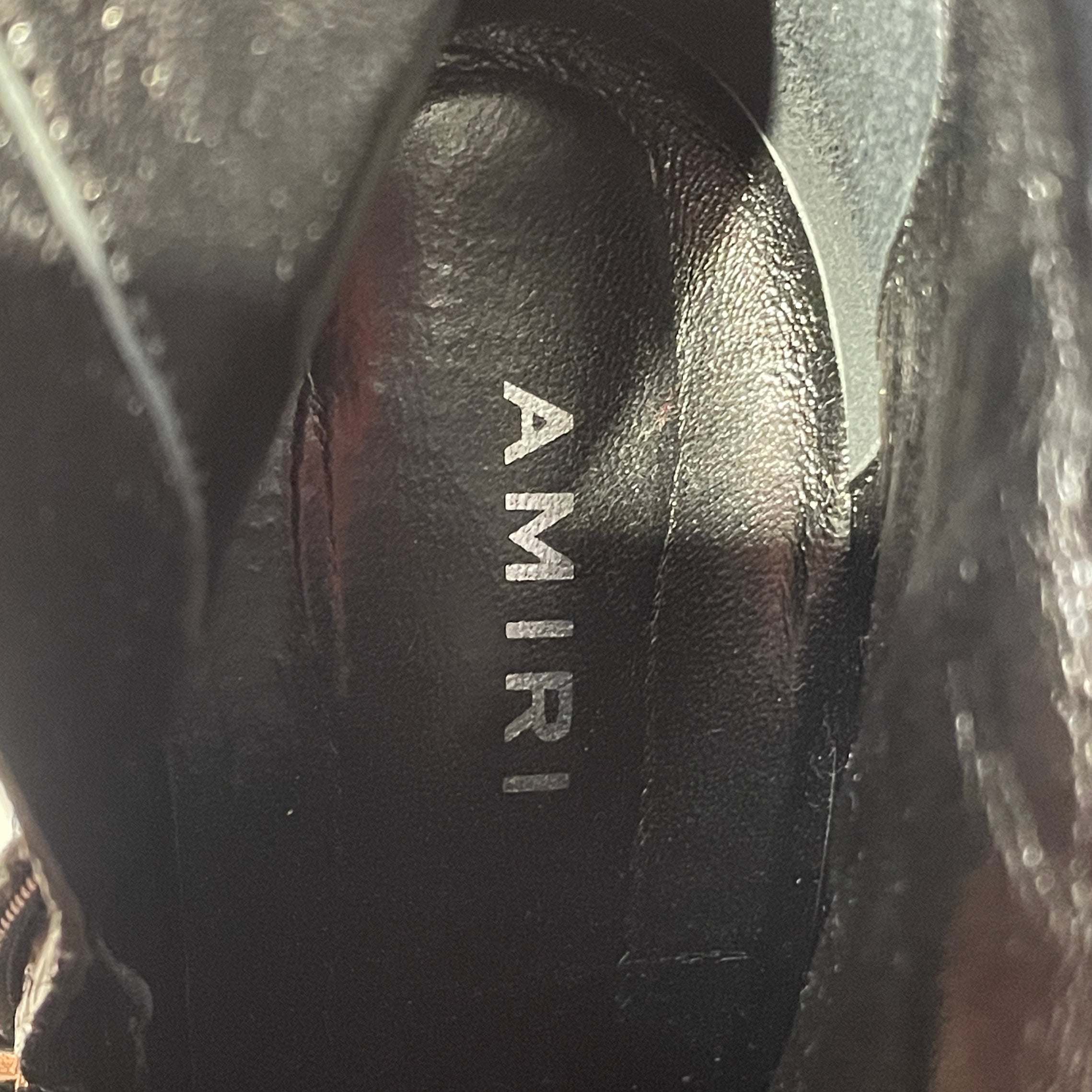 AMIRI/Booties/EU 38.5/Leather/BLK/SNAKESKIN view 3