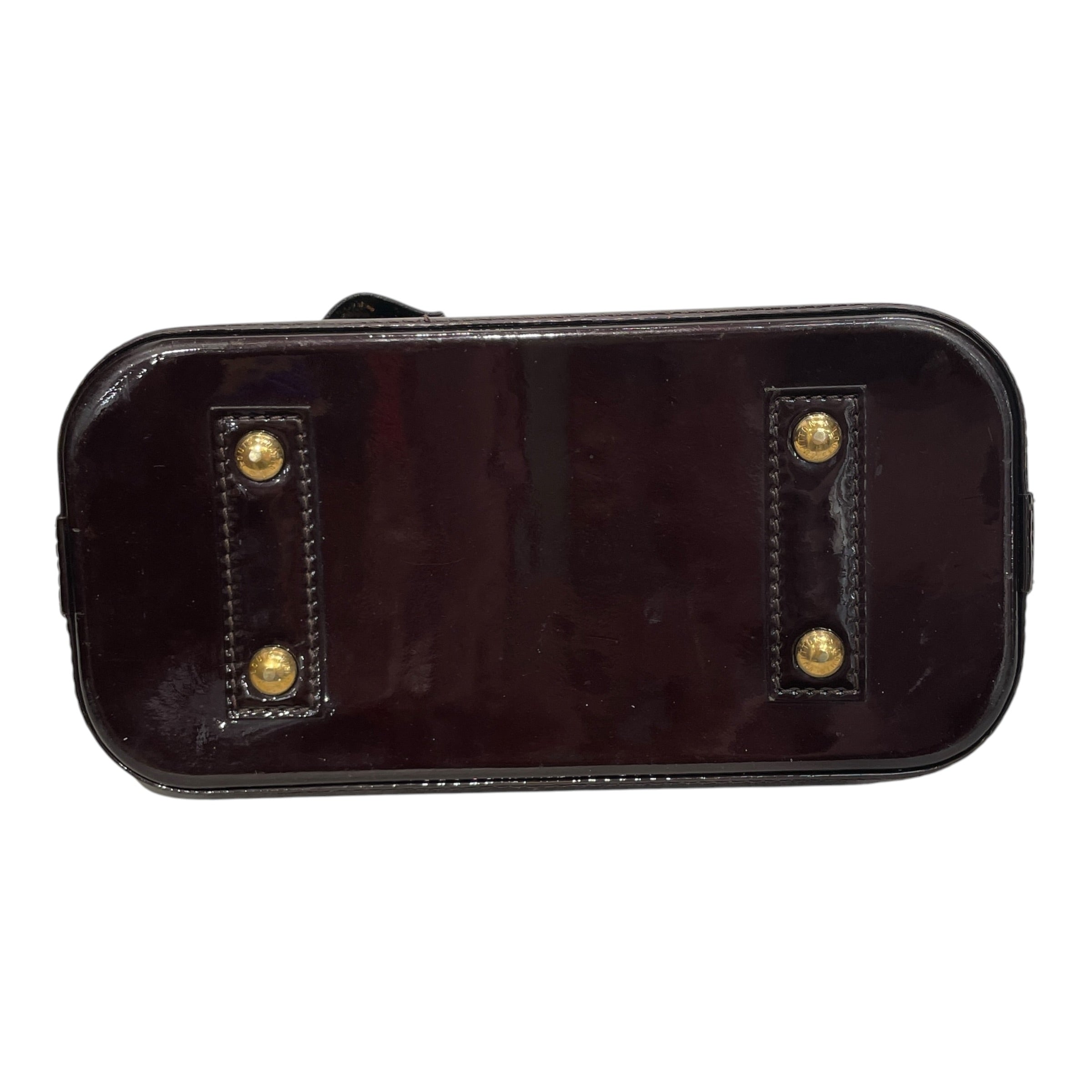 LOUIS VUITTON/Cross Body Bag/Monogram/Leather/BRD/VERNIS ALMA BB view 4