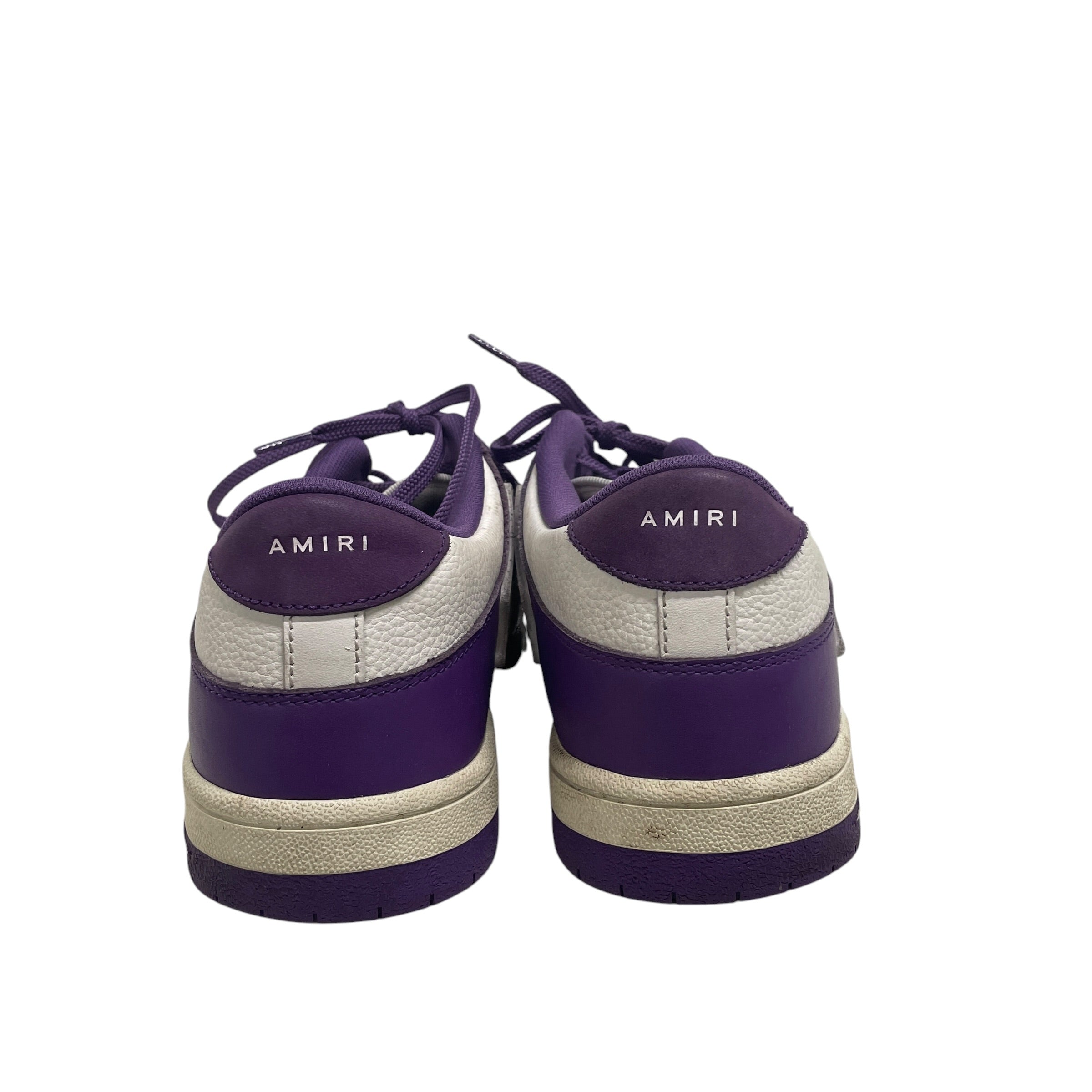 AMIRI/Low-Sneakers/US 13/Leather/PPL/FOOT BONES view 4
