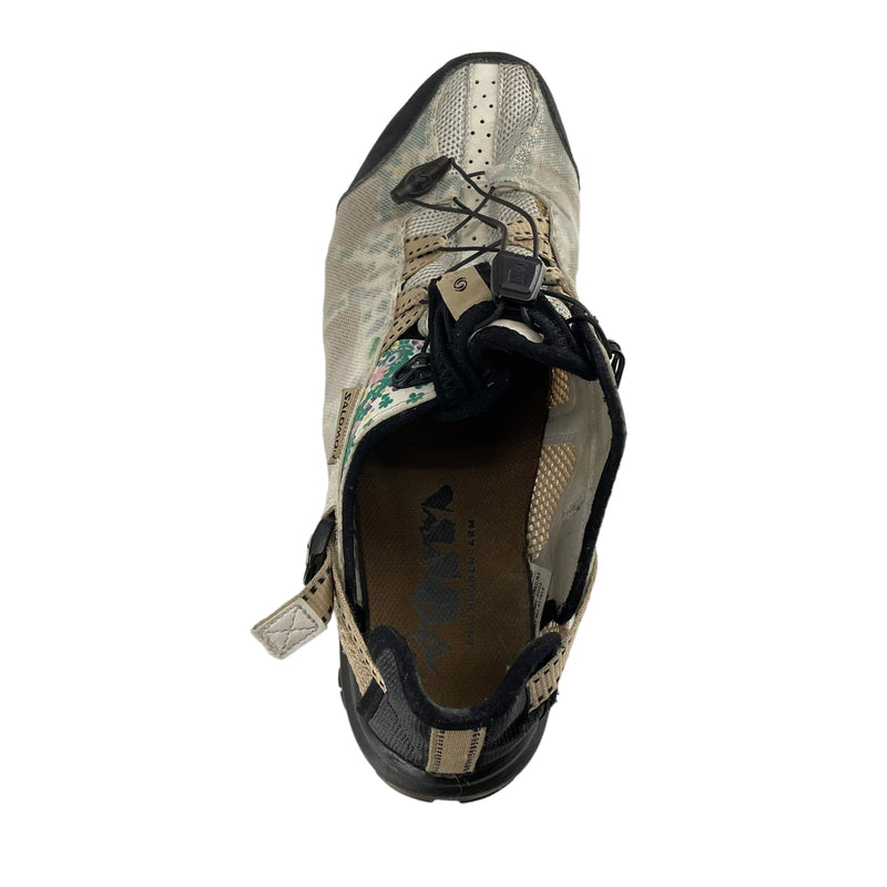 salomon/Low-Sneakers/US 11.5/Floral Pattern/Acrylic/BLK/FLORAL/BLK/BRWN SHOE