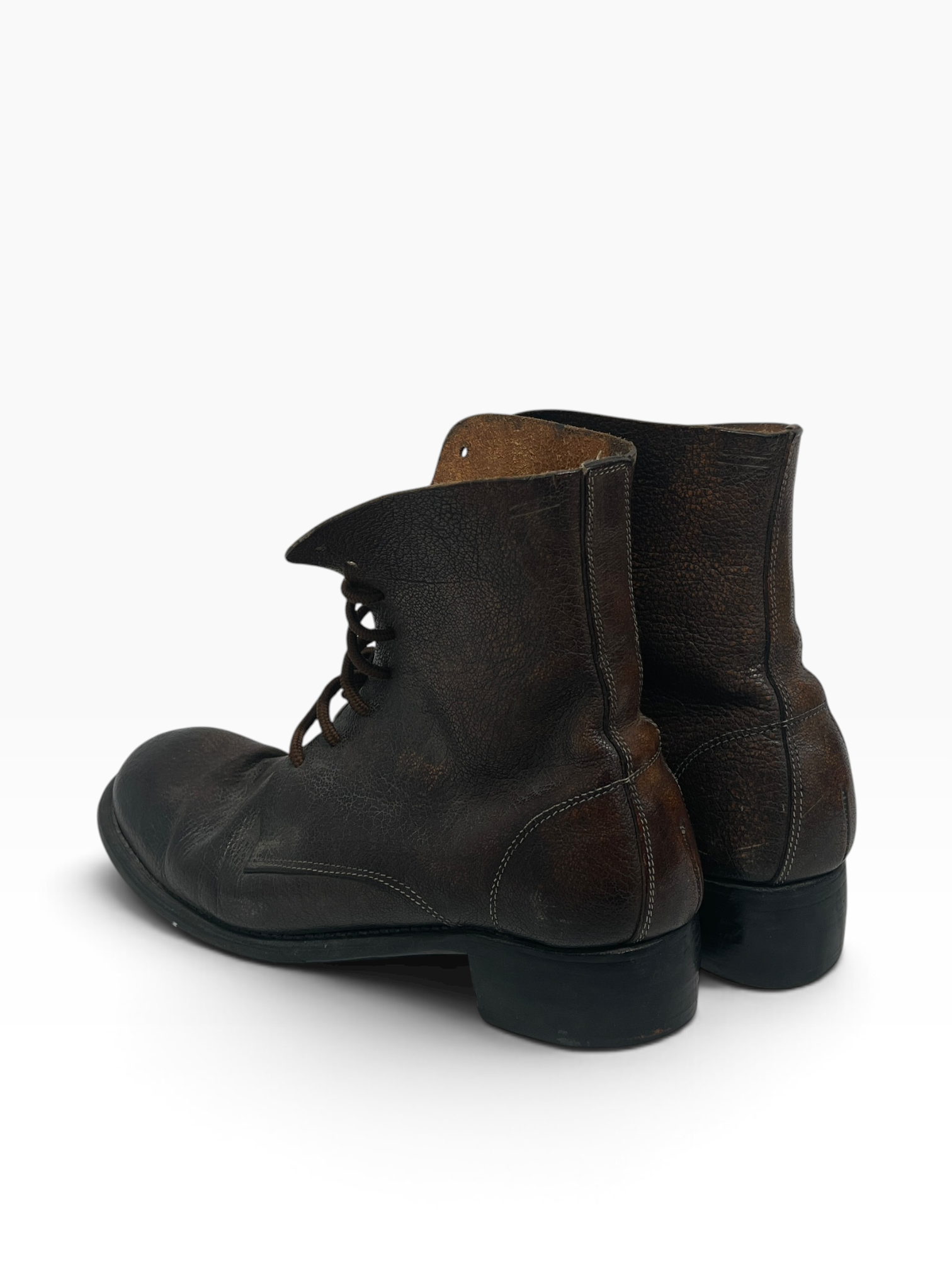 GUIDI/Lace Up Boots/EU 41/Horsehide/BRW/795 view 2