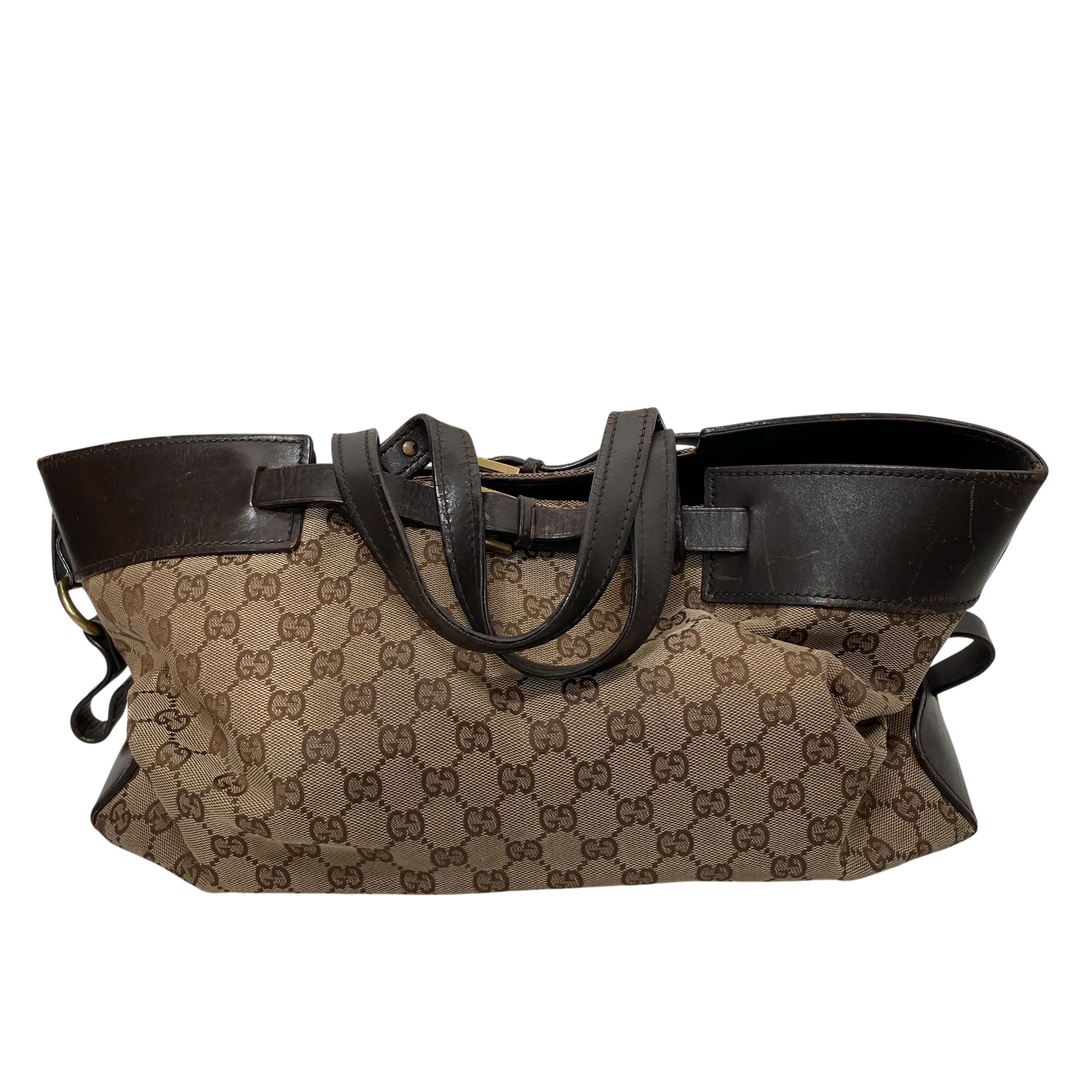 GUCCI/Tote Bag/All Over Print/Cotton/BRW/GG TOTE BAG view 2
