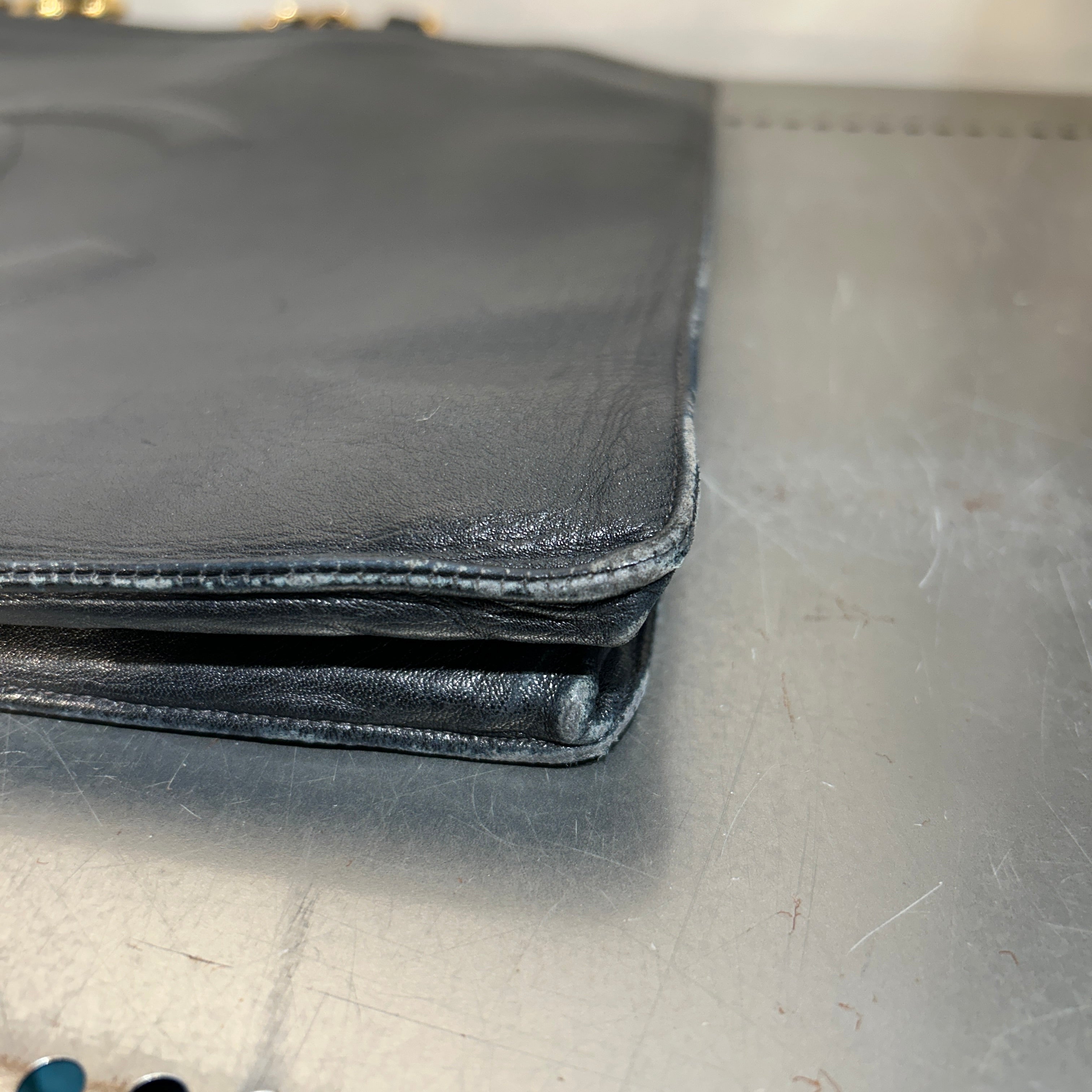 CHANEL/Tote Bag/Leather/BLK/deca coco view 12