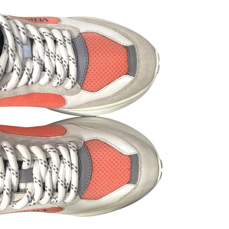 VERSACE/Low-Sneakers/EU 36/Leather/WHT/Tessuti Crosta Vitello