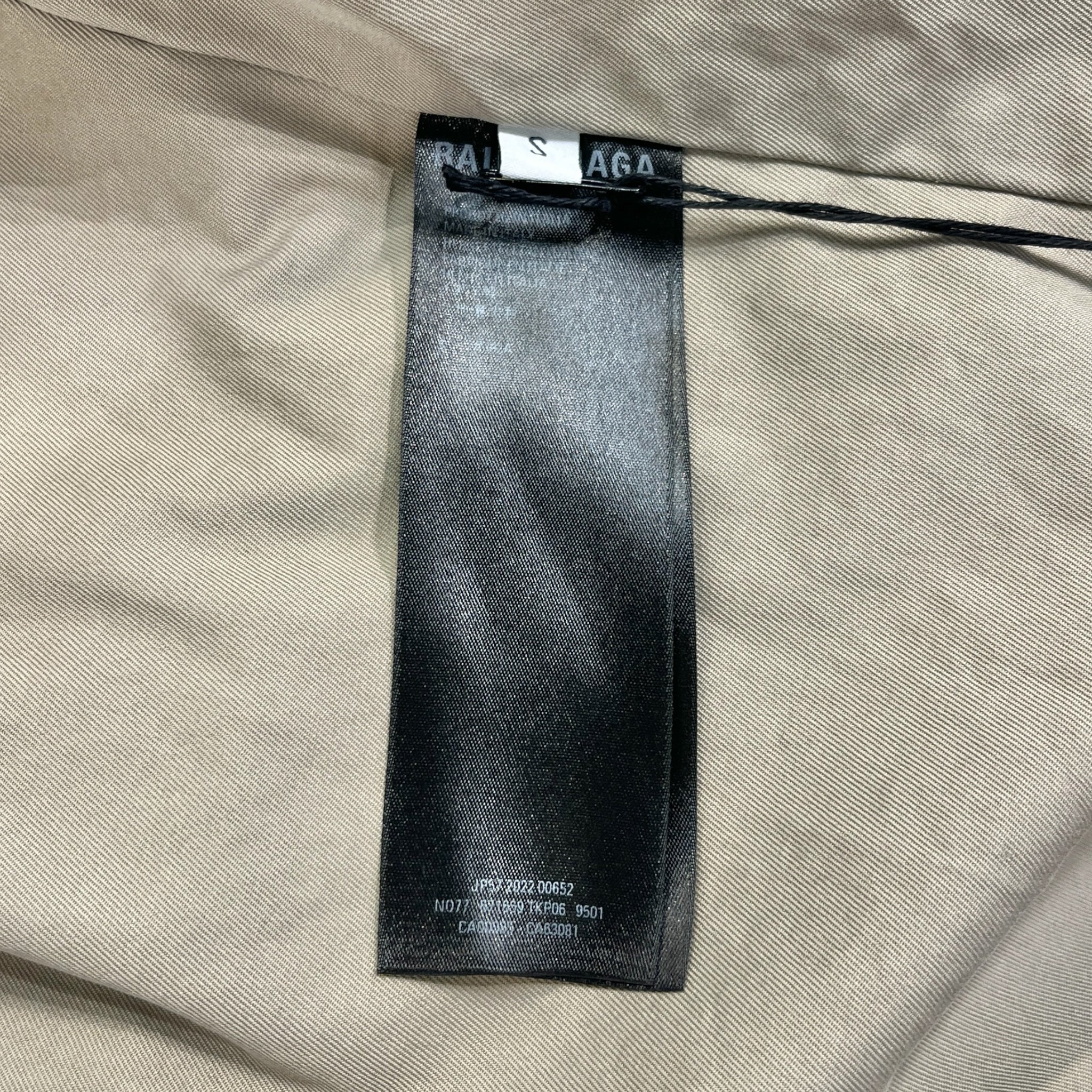 BALENCIAGA/Jacket/S/Cotton/BEG/HOODED PARKA SHIRT view 4