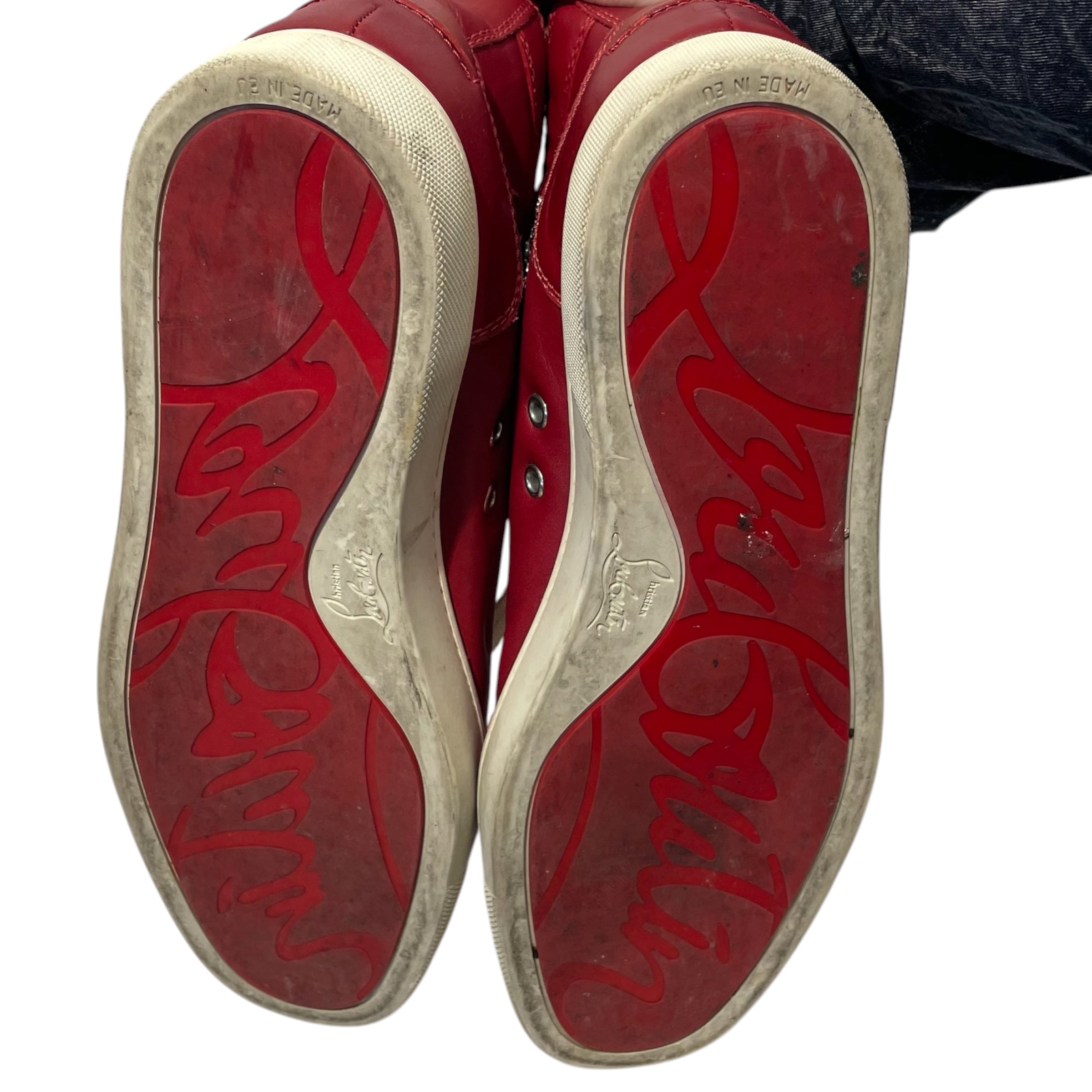 Christian Louboutin/Hi-Sneakers/EU 42.5/Leather/RED/ view 5