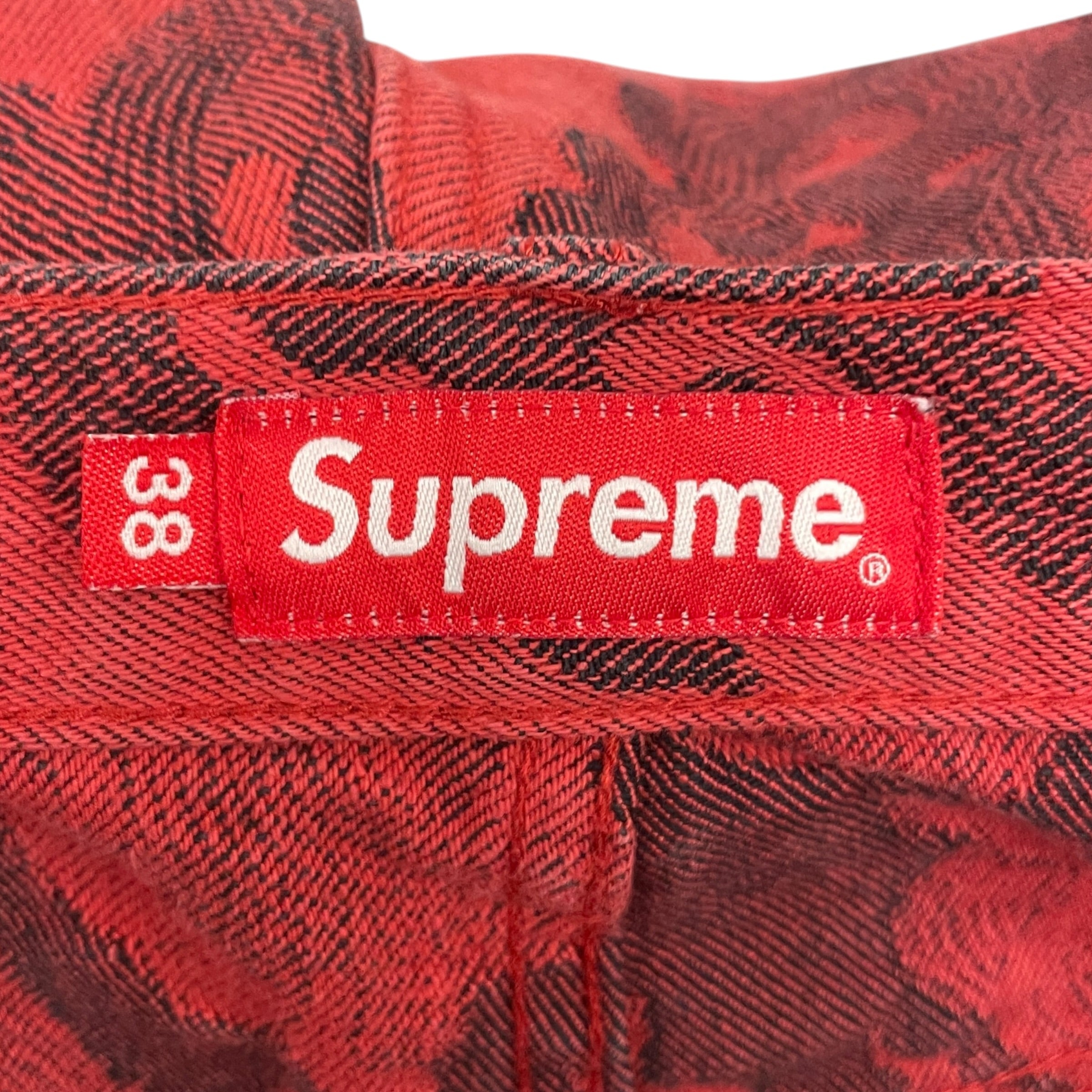 Supreme/Shorts/38/Denim/RED/All Over Print/JACQUARD view 3