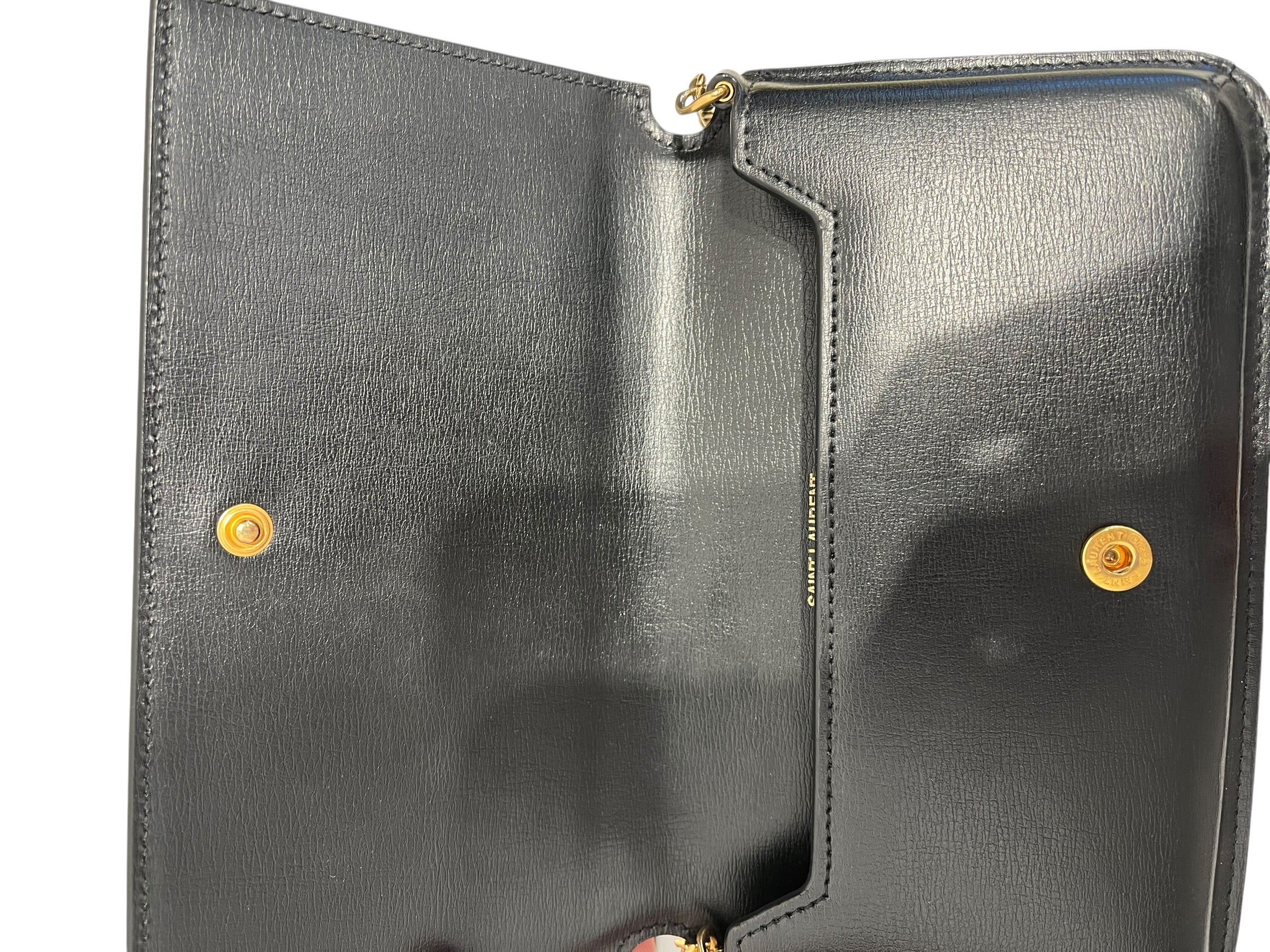 YVES SAINT LAURENT/Bag/Leather/BLK/ view 5
