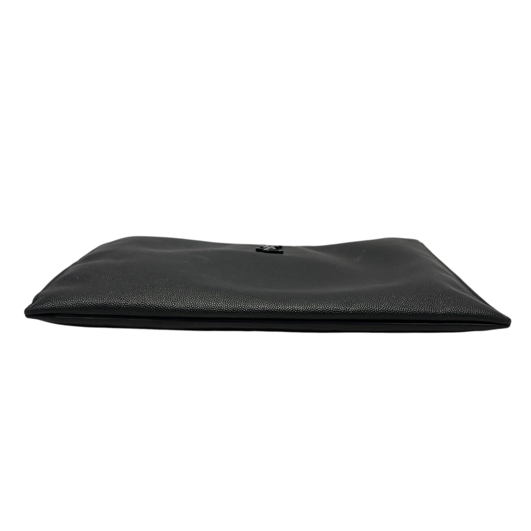 SAINT LAURENT/Pouch/Leather/BLK/PORTFOLIO LARGE 2024 view 3