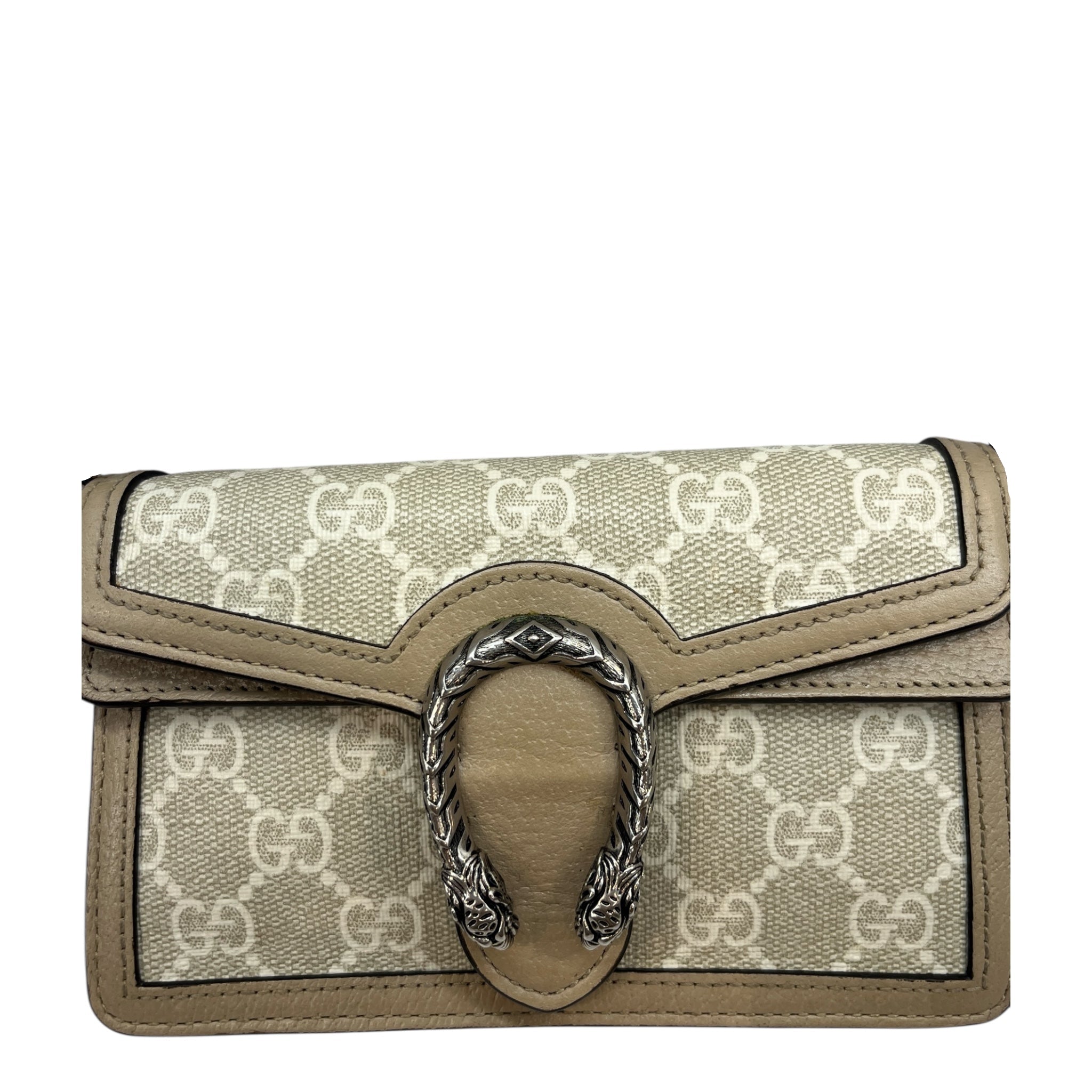 GUCCI/Cross Body Bag/Monogram/CRM/SUPREME DIONYSUS MINI view 1