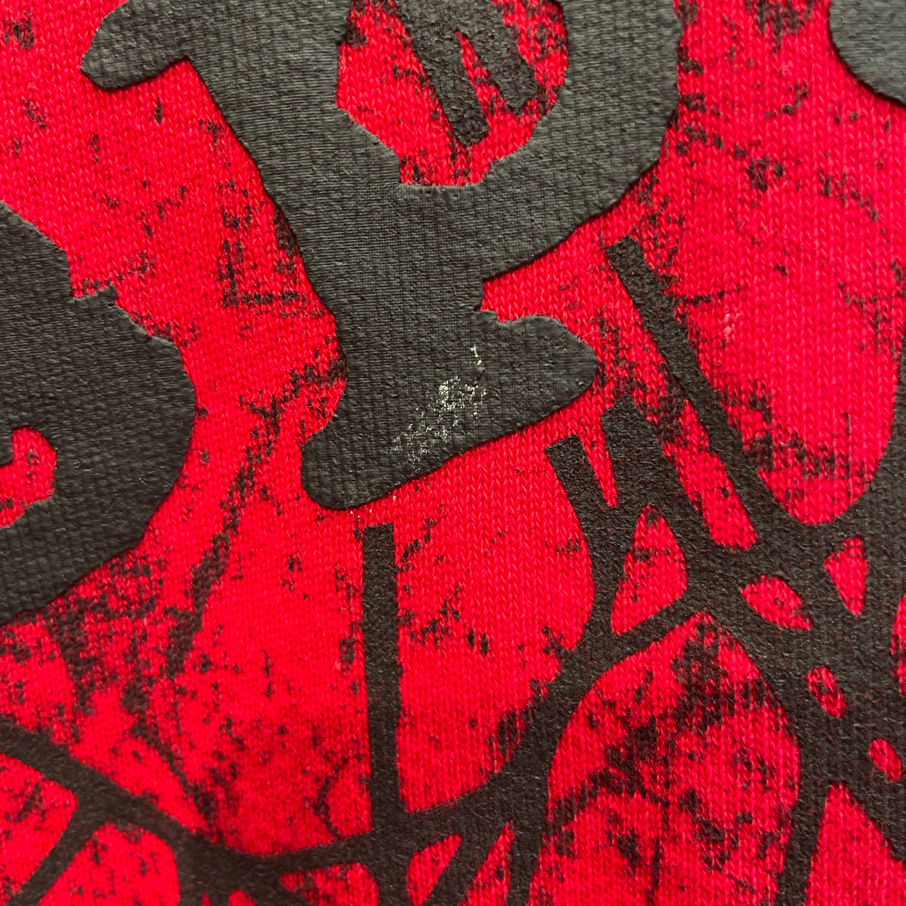 Sp5der/Hoodie/M/Cotton/BRD/red sp5der hoodie blk web view 7