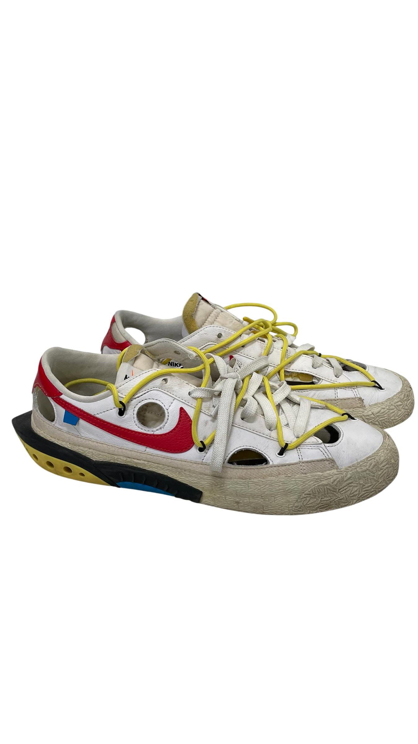 NIKE/Low-Sneakers/US 10/WHT/blazer off white universty red view 1