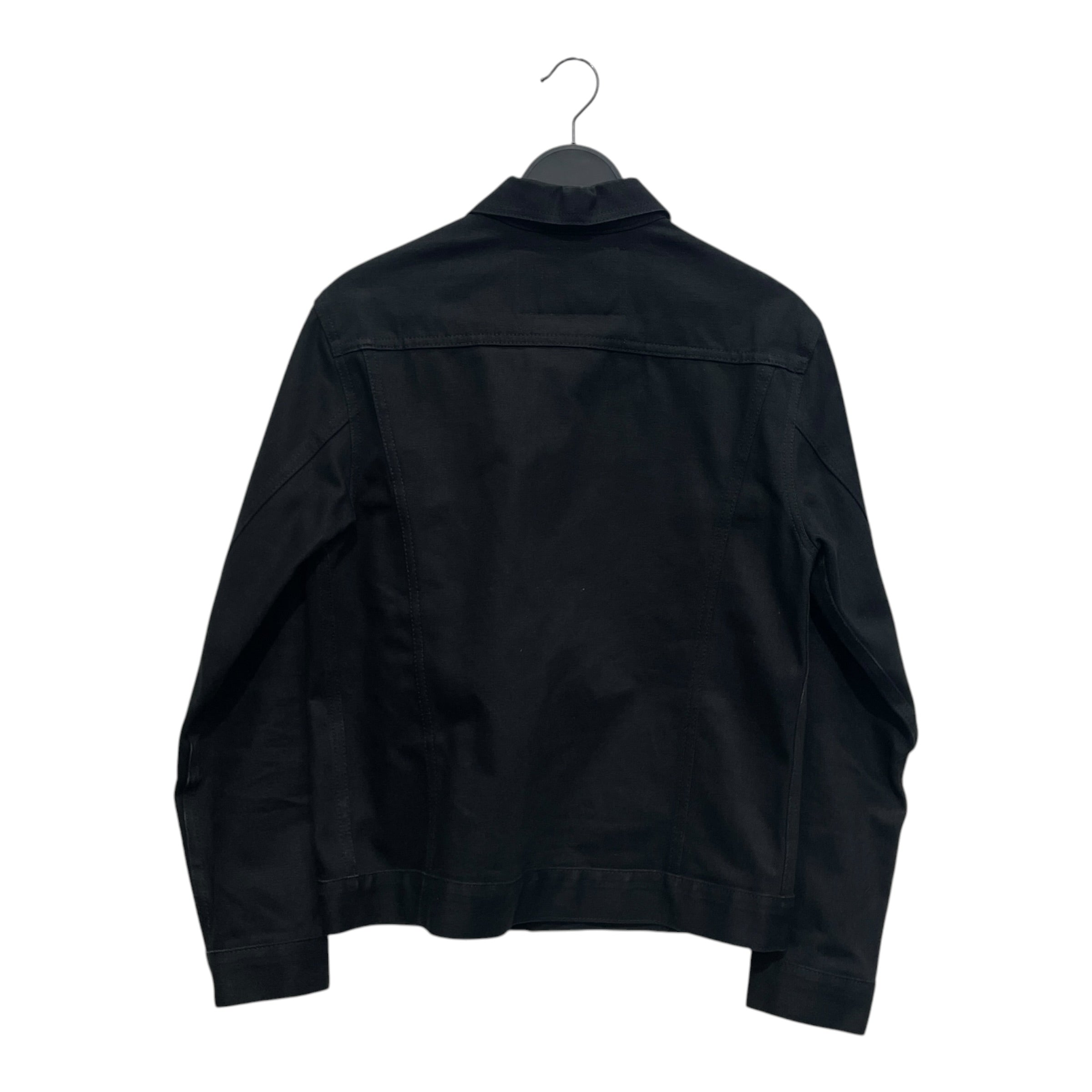 NAKED & FAMOUS DENIM/Jacket/S/Denim/BLK/leather tag view 2