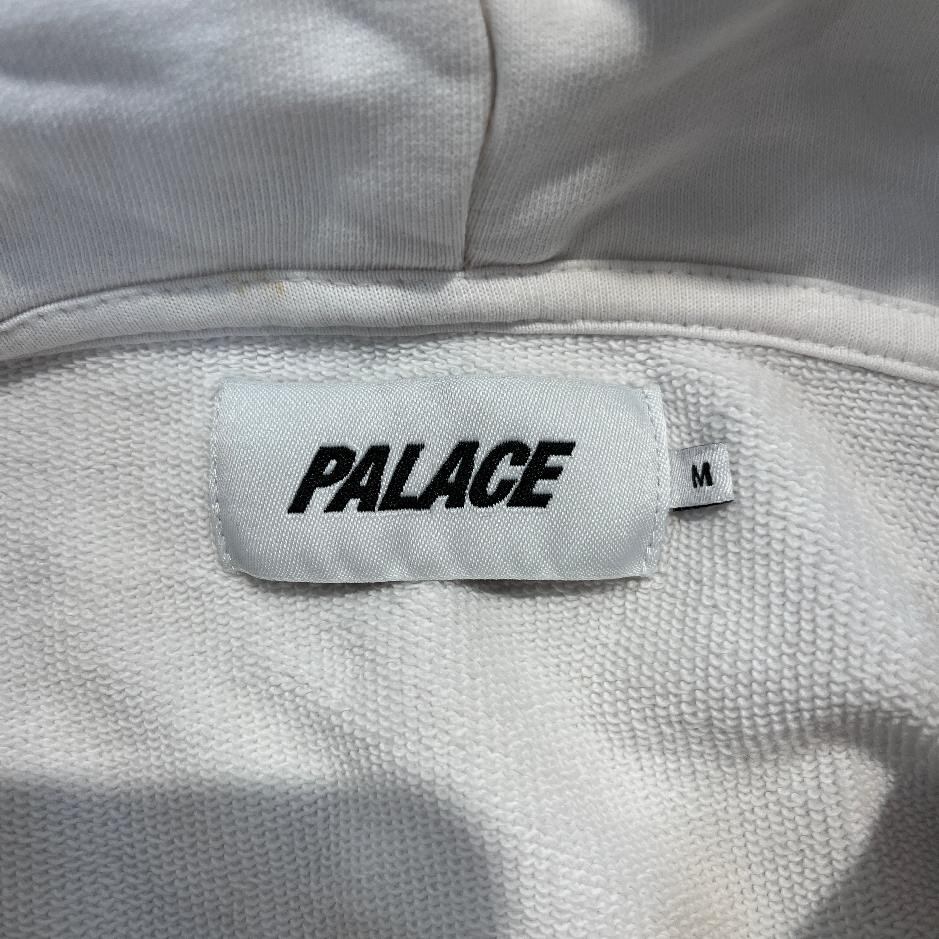 PALACE/Hoodie/M/Cotton/WHT/P hoodie view 3