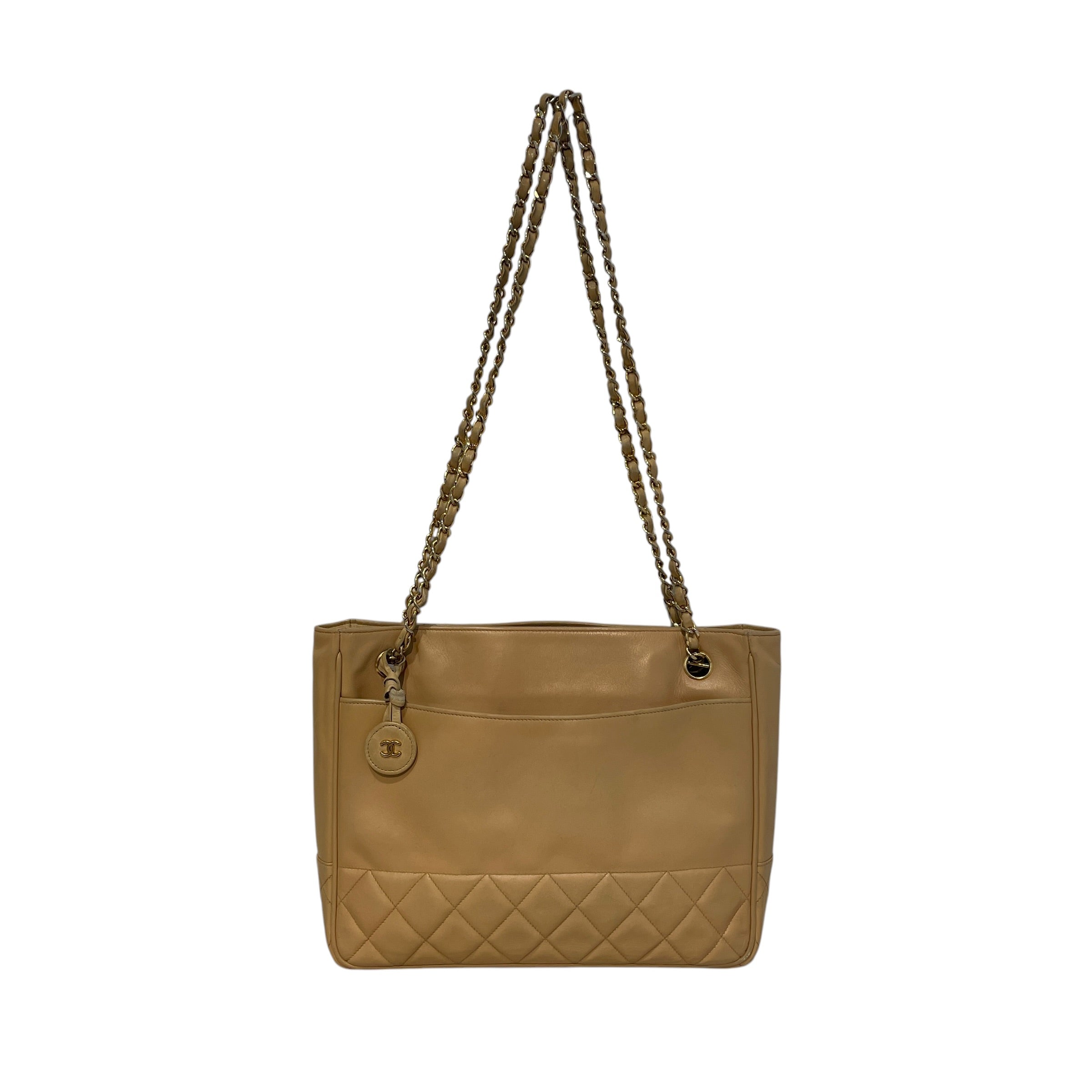 CHANEL/Bag/Leather/CRM/Lambskin Tote view 1
