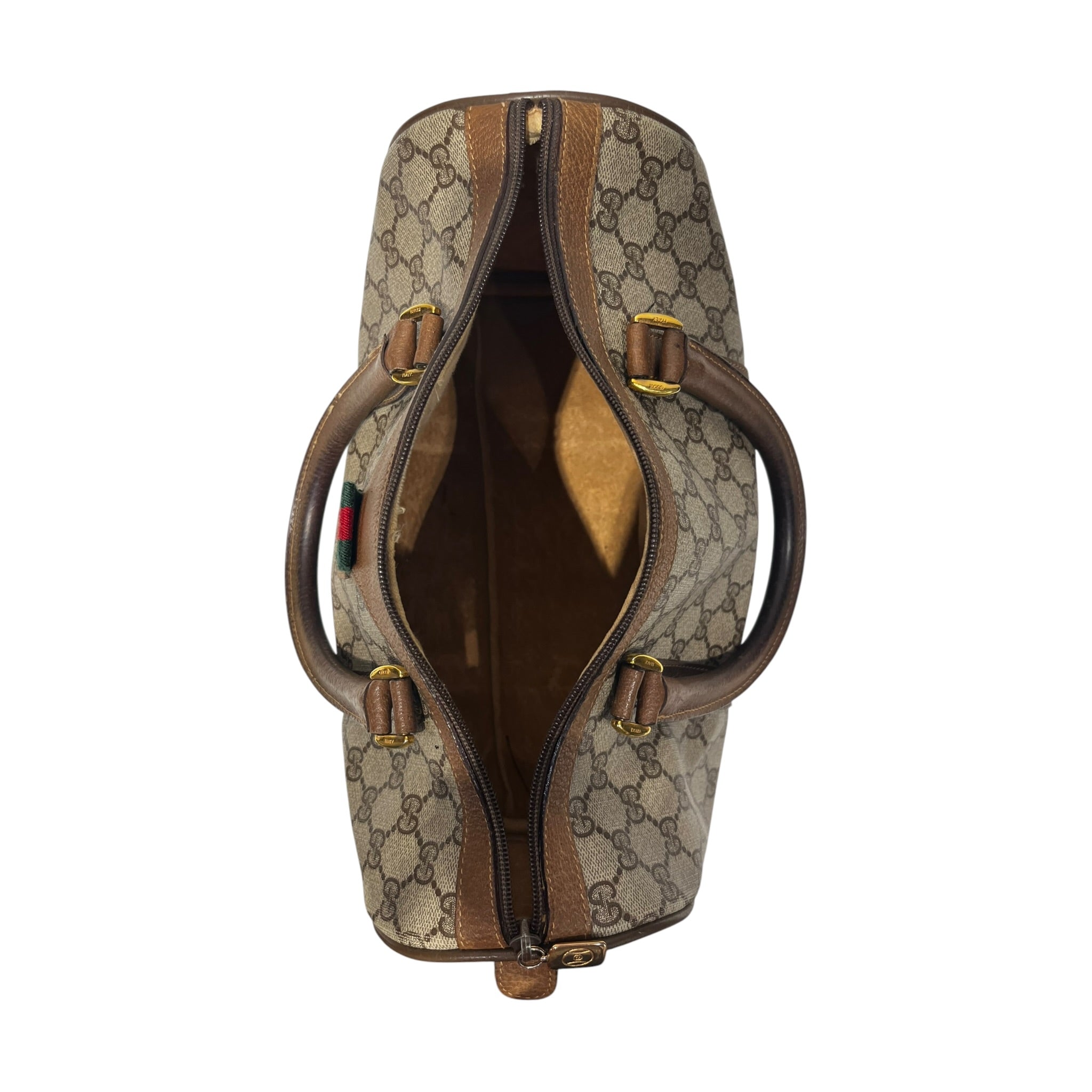 GUCCI/Hand Bag/Monogram/Leather/KHK/GUCCI GG SUPREME HANDBAG view 4