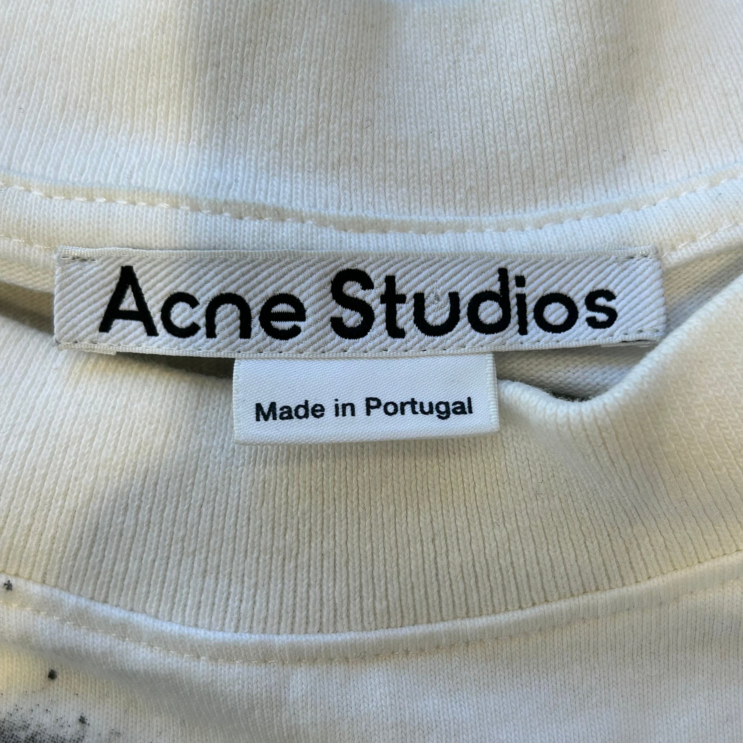 Acne Studios/T-Shirt/XL/Cotton/WHT/Graphic/Graffiti Logo Tee view 3