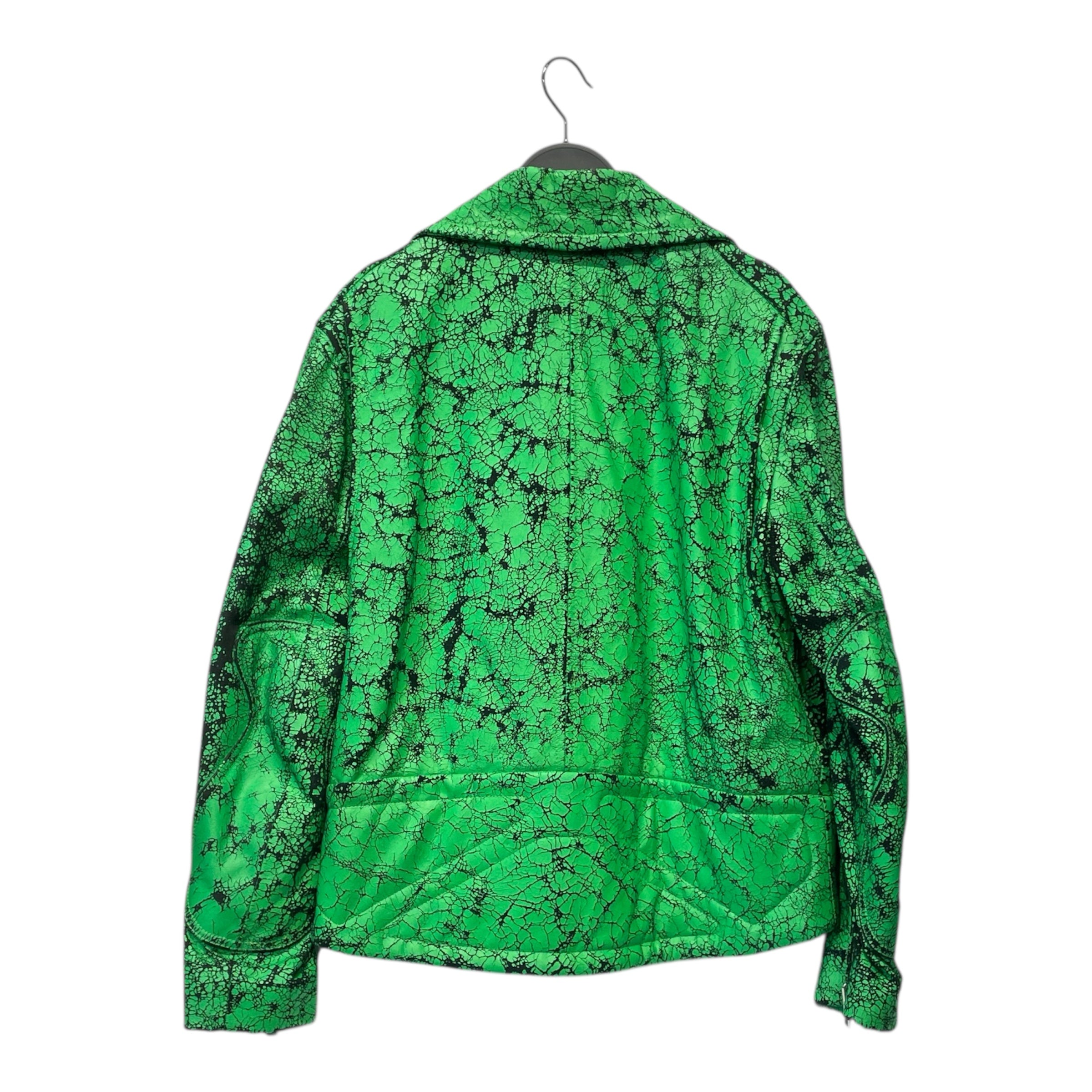 rag & bone/Leather Jkt/XS/All Over Print/Leather/GRN/CRACKED PAINT LEATHER JACKET view 2
